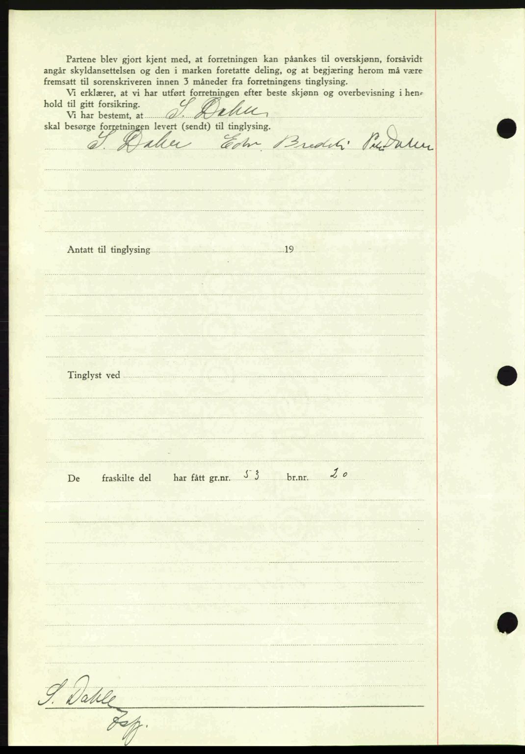 Romsdal sorenskriveri, AV/SAT-A-4149/1/2/2C: Mortgage book no. A6, 1938-1939, Diary no: : 40/1939