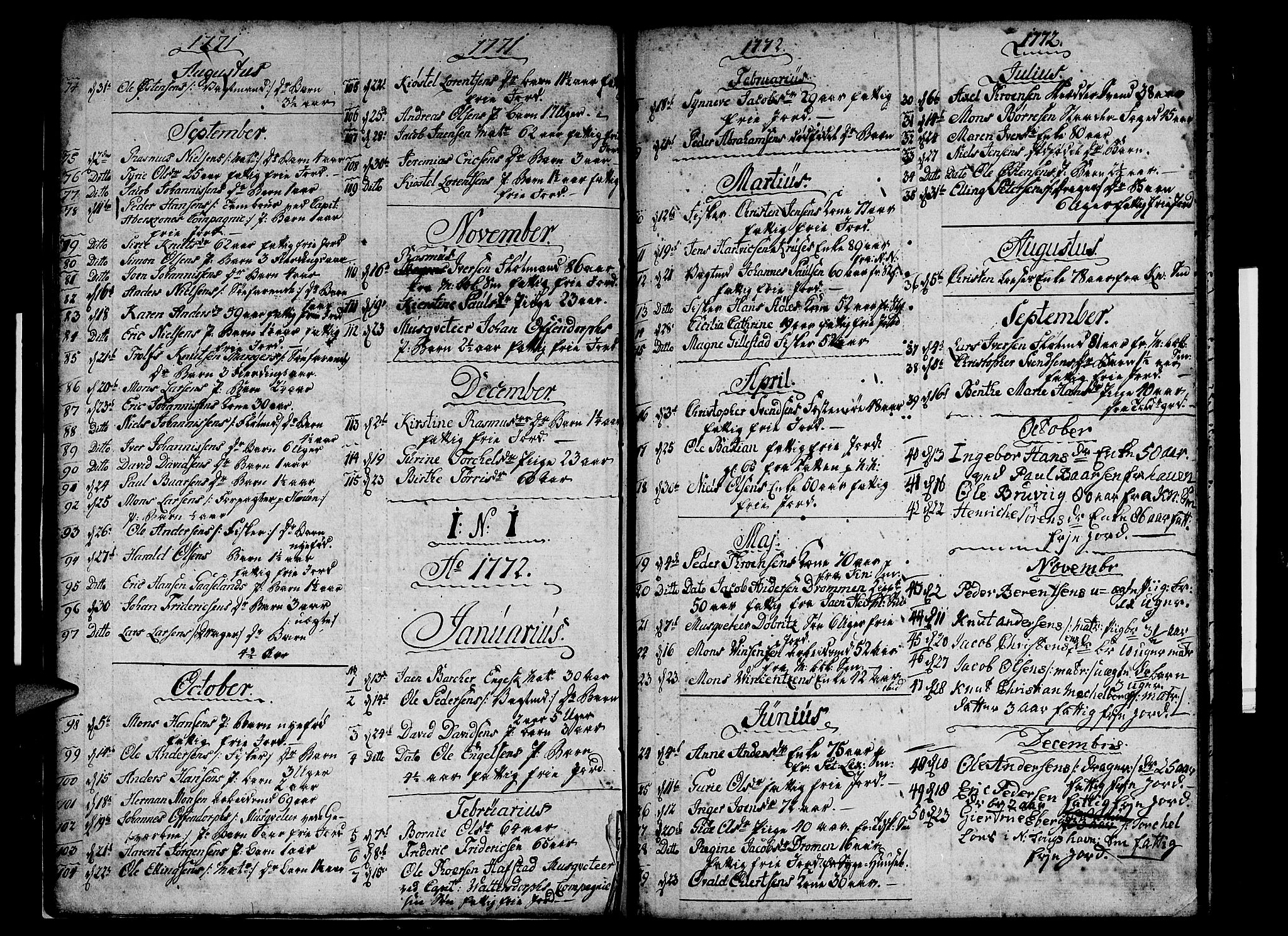 Nykirken Sokneprestembete, AV/SAB-A-77101/H/Haa/L0010: Parish register (official) no. A 10, 1759-1775, p. 11