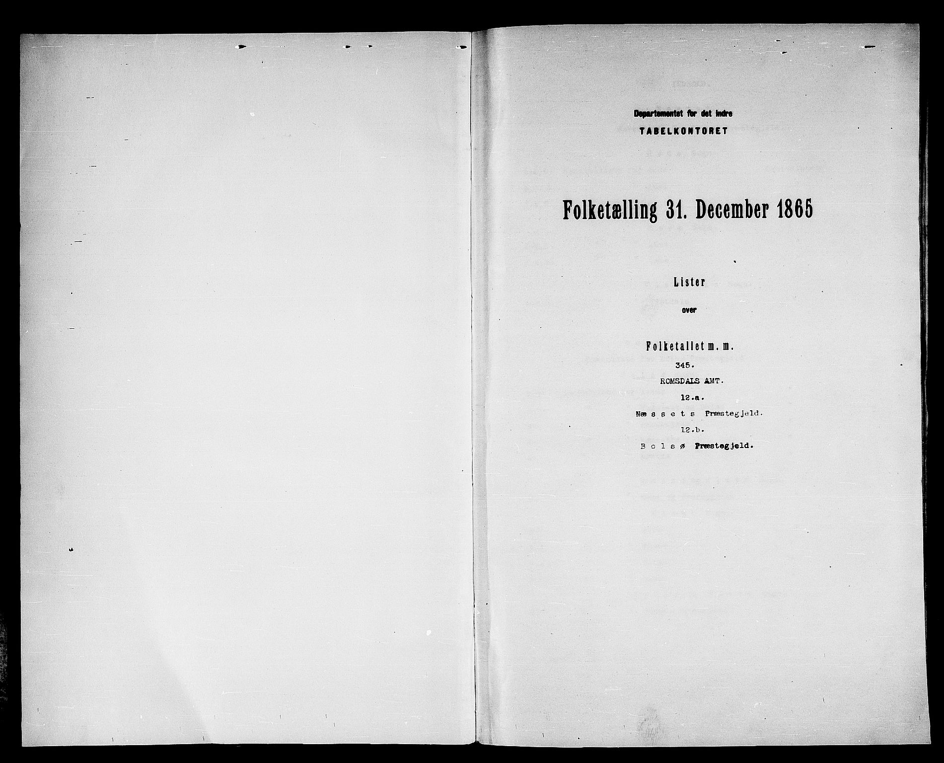 RA, 1865 census for Nesset, 1865, p. 3