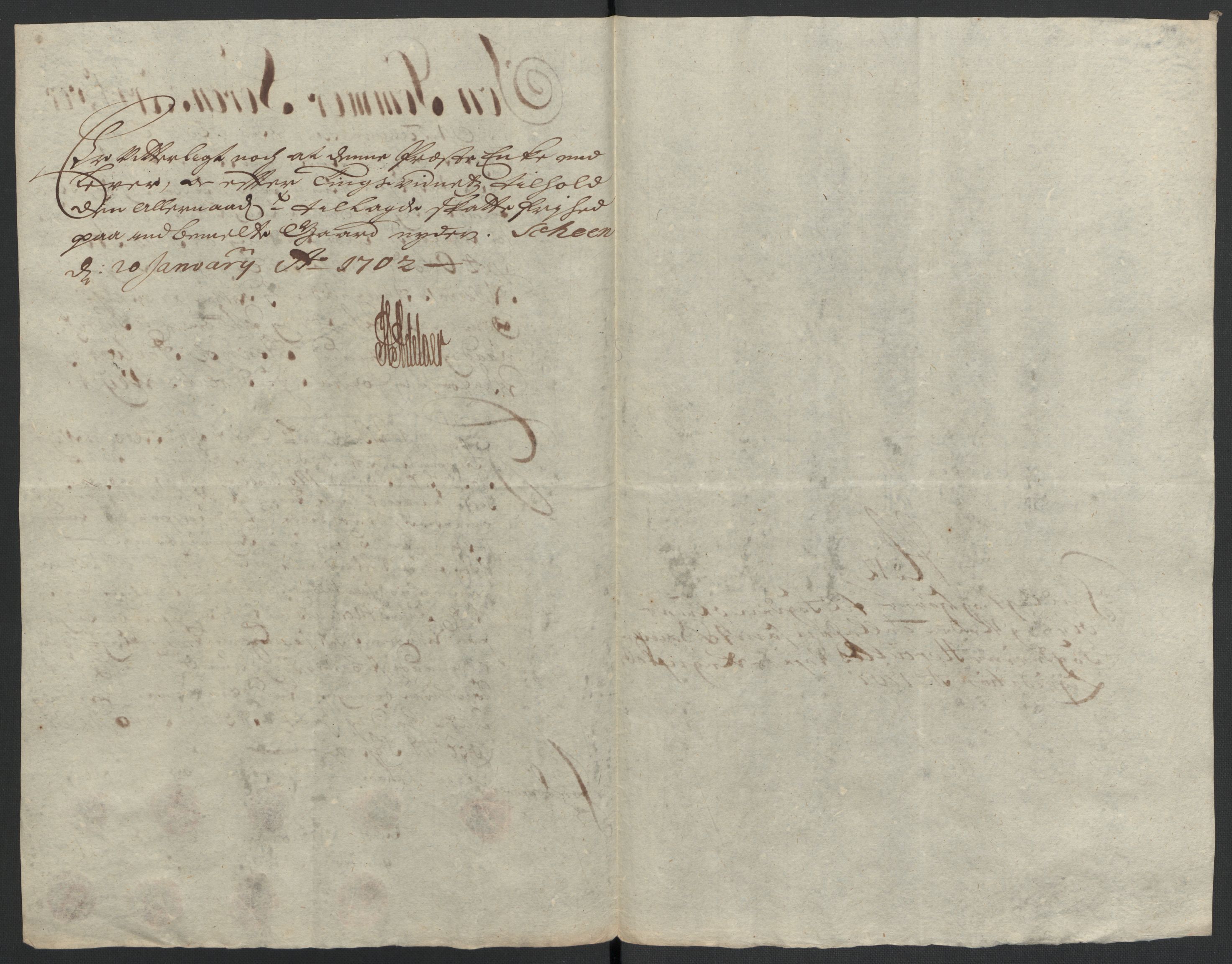 Rentekammeret inntil 1814, Reviderte regnskaper, Fogderegnskap, AV/RA-EA-4092/R36/L2105: Fogderegnskap Øvre og Nedre Telemark og Bamble, 1701, p. 215