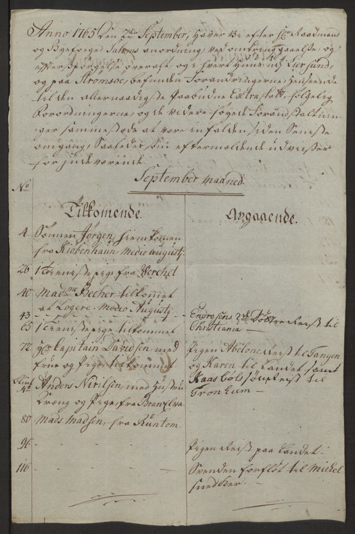 Rentekammeret inntil 1814, Reviderte regnskaper, Byregnskaper, AV/RA-EA-4066/R/Rg/L0144/0001: [G4] Kontribusjonsregnskap / Ekstraskatt, 1762-1767, p. 393