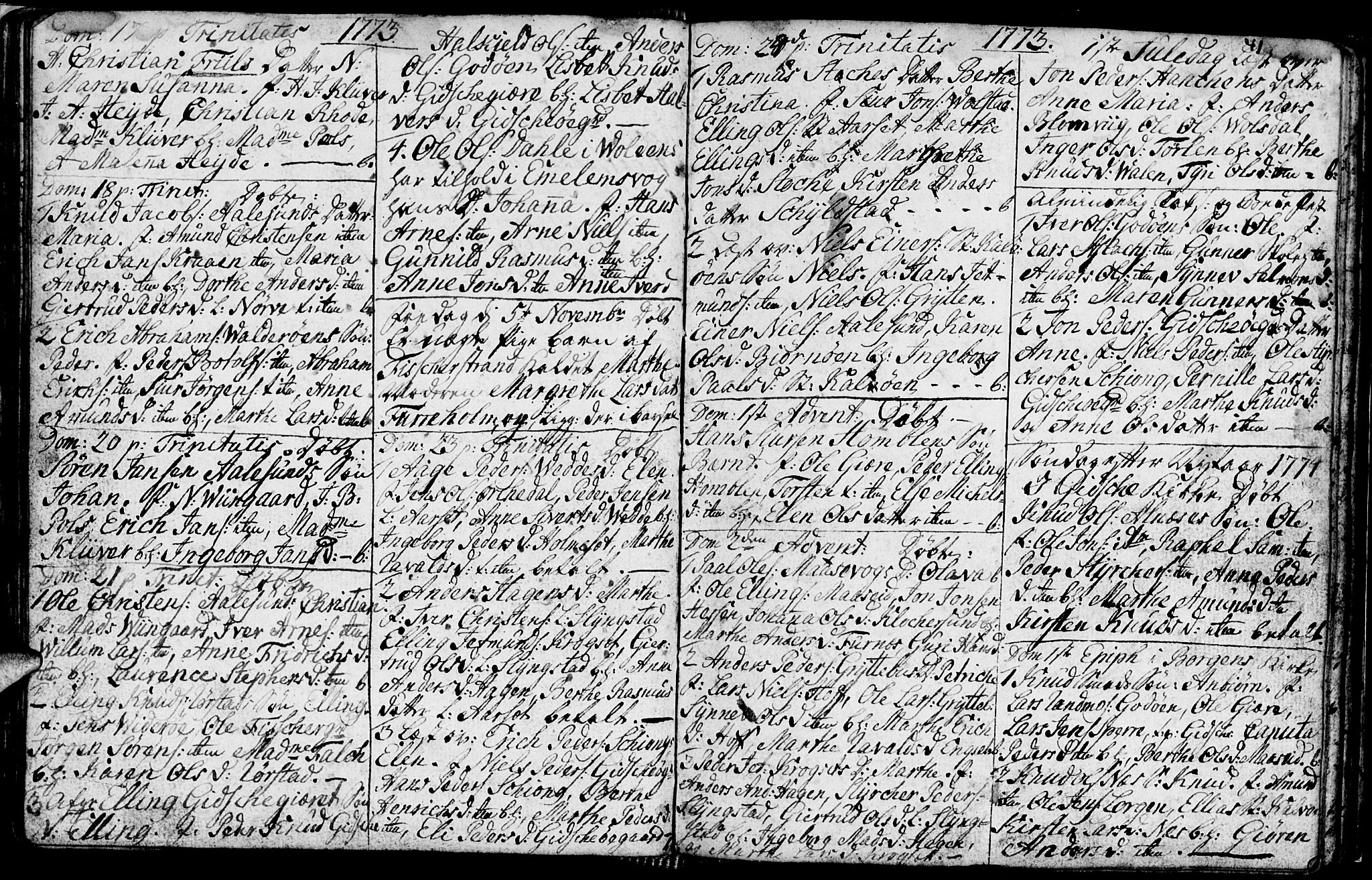 Ministerialprotokoller, klokkerbøker og fødselsregistre - Møre og Romsdal, SAT/A-1454/528/L0420: Parish register (copy) no. 528C01, 1764-1784, p. 41