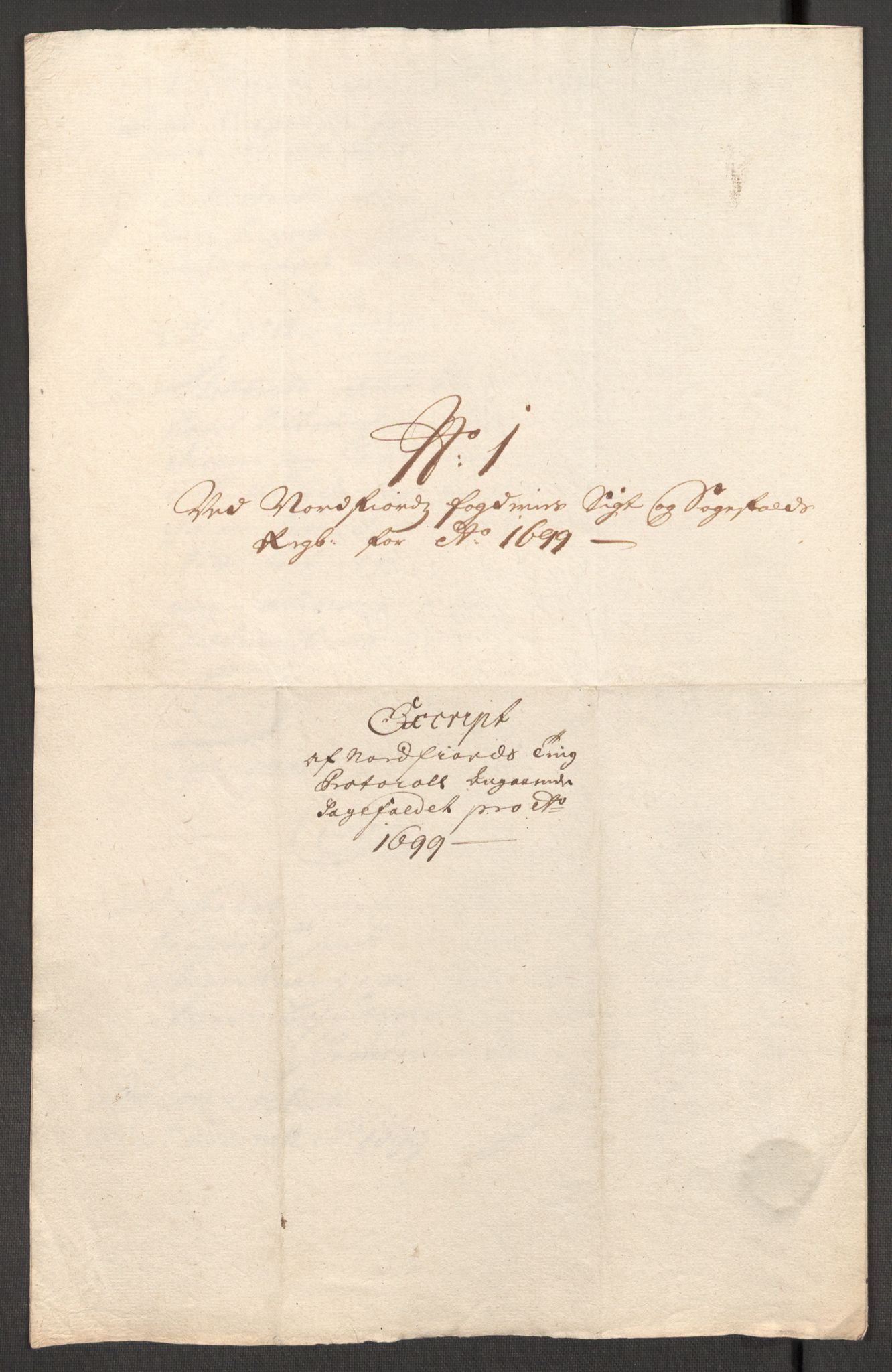 Rentekammeret inntil 1814, Reviderte regnskaper, Fogderegnskap, AV/RA-EA-4092/R53/L3424: Fogderegnskap Sunn- og Nordfjord, 1699, p. 327