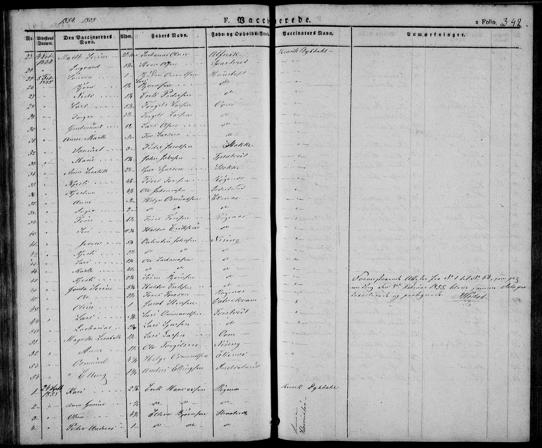 Skjold sokneprestkontor, AV/SAST-A-101847/H/Ha/Haa/L0005: Parish register (official) no. A 5, 1830-1856, p. 342