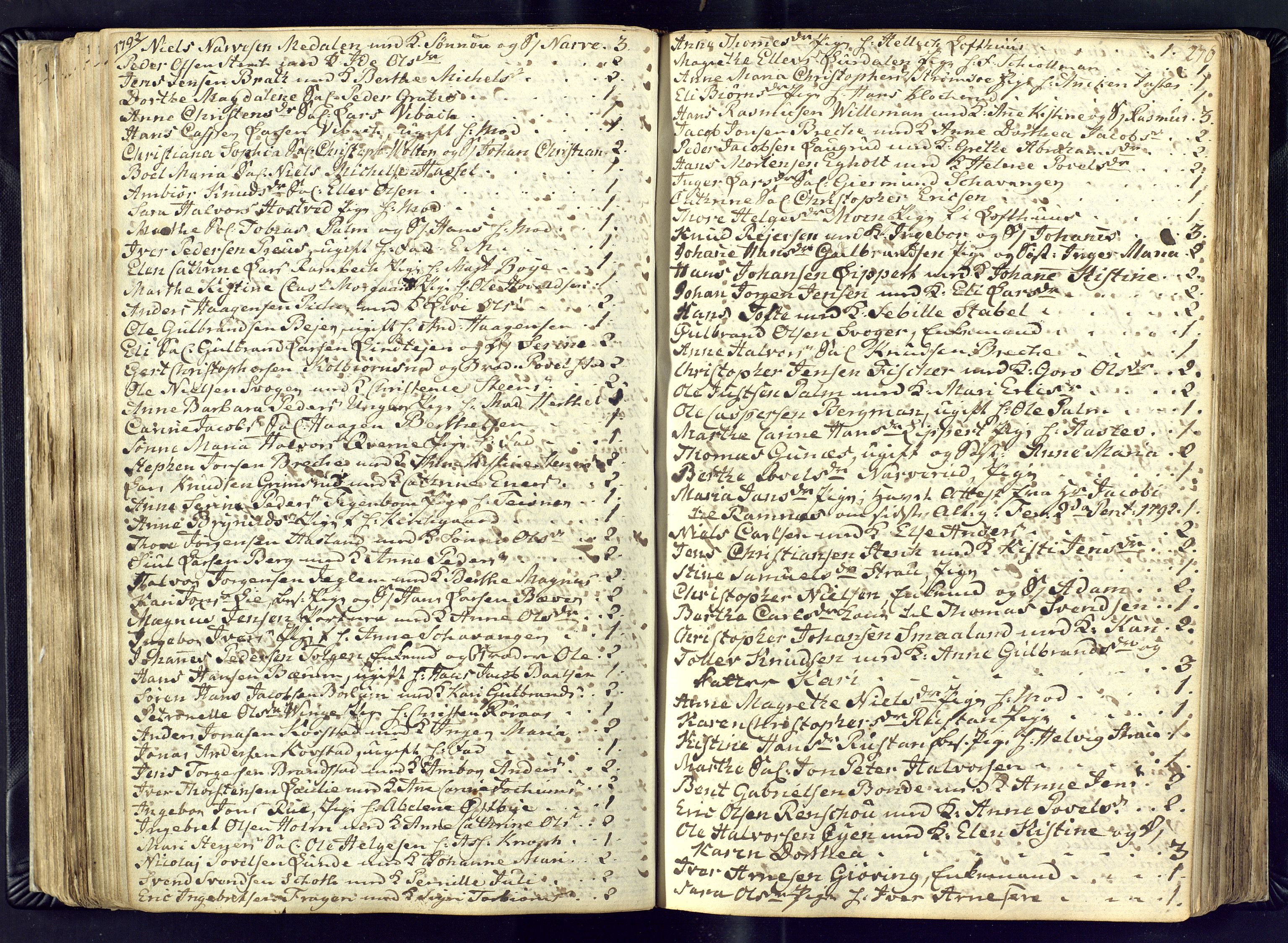 Kongsberg kirkebøker, AV/SAKO-A-22/M/Ma/L0011: Communicants register no. 11, 1788-1795, p. 276