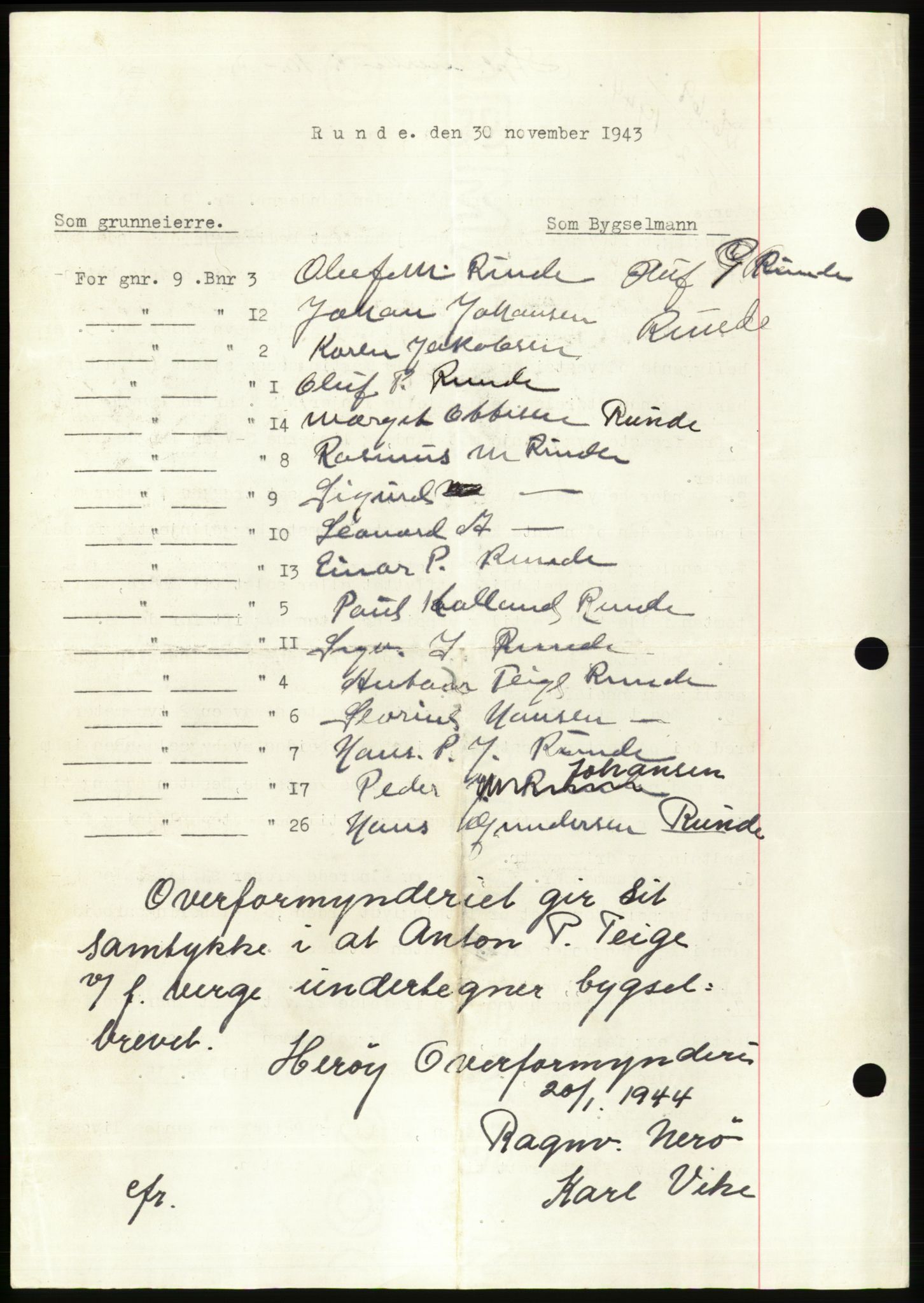 Søre Sunnmøre sorenskriveri, SAT/A-4122/1/2/2C/L0076: Mortgage book no. 2A, 1943-1944, Diary no: : 69/1944