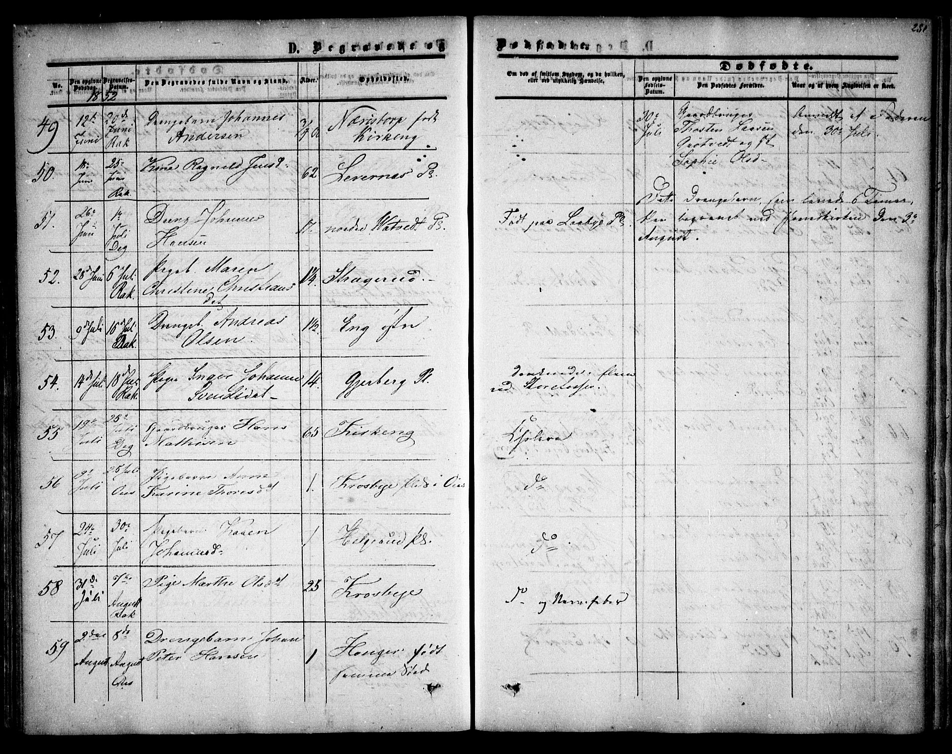 Rakkestad prestekontor Kirkebøker, AV/SAO-A-2008/F/Fa/L0009: Parish register (official) no. I 9, 1850-1856, p. 281