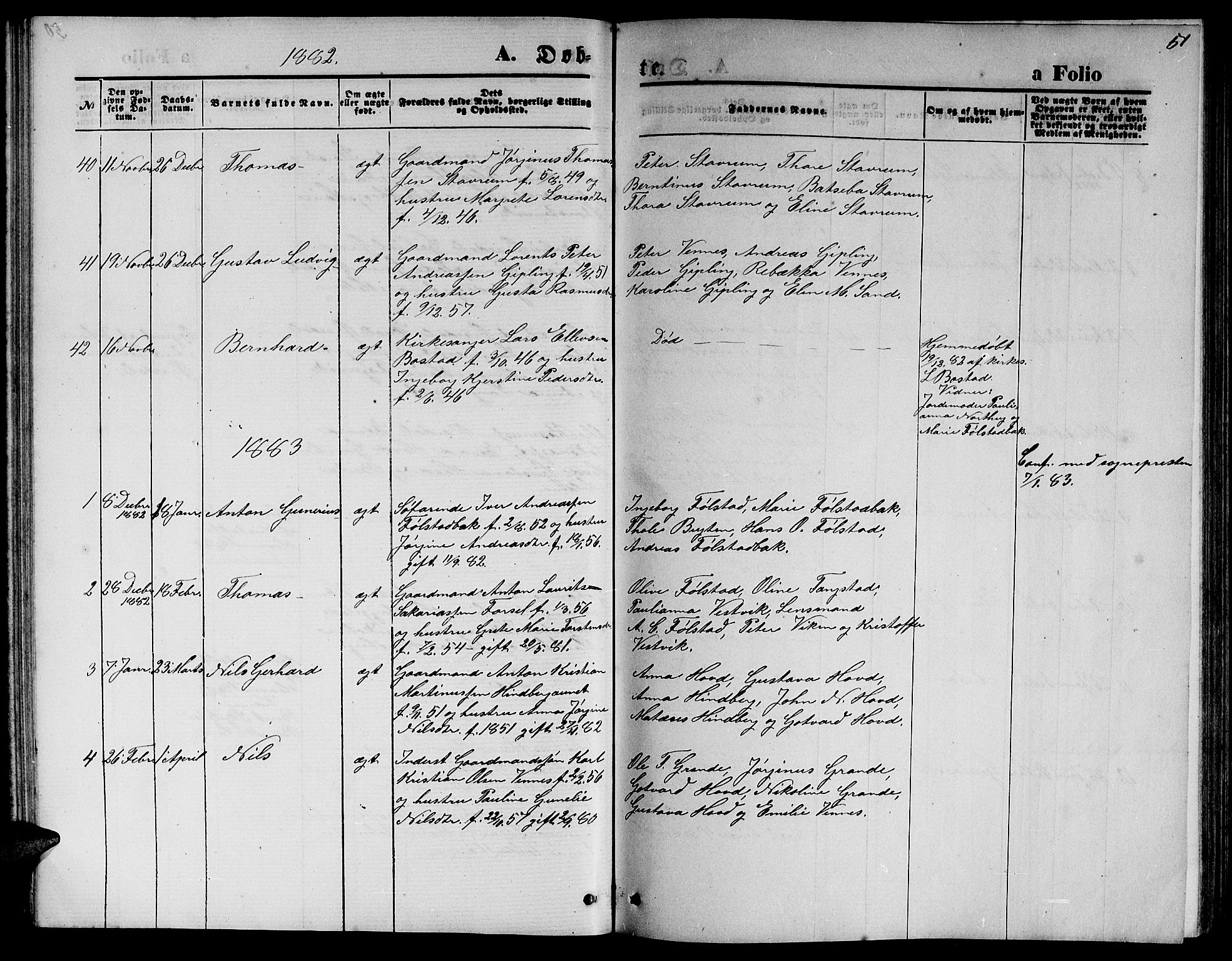 Ministerialprotokoller, klokkerbøker og fødselsregistre - Nord-Trøndelag, SAT/A-1458/744/L0422: Parish register (copy) no. 744C01, 1871-1885, p. 51