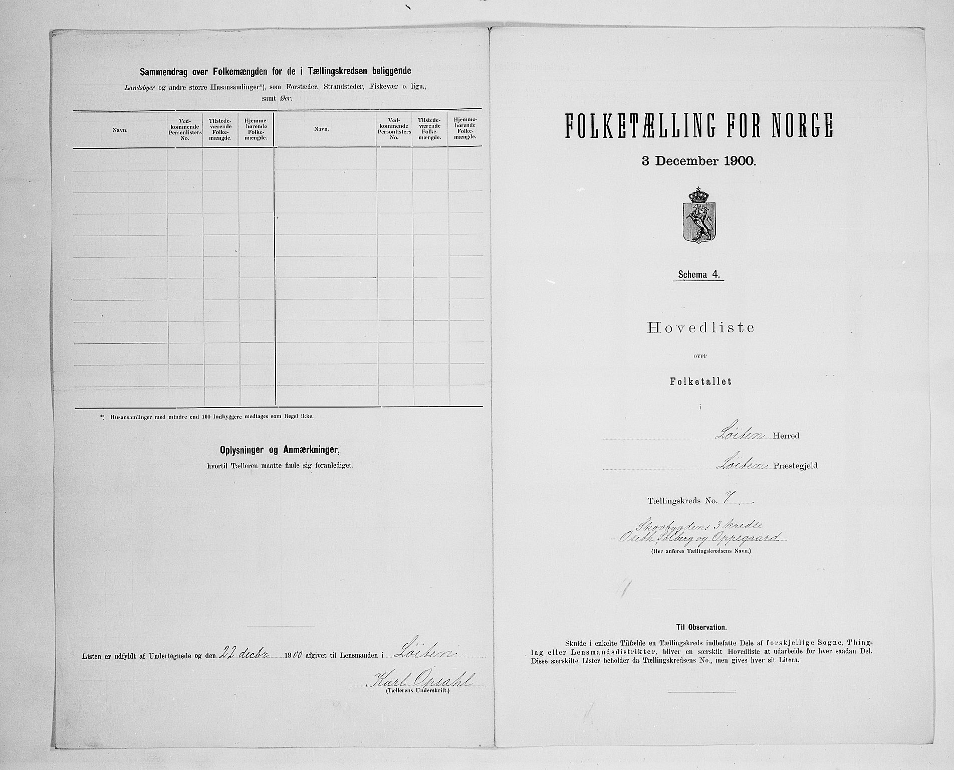 SAH, 1900 census for Løten, 1900, p. 39