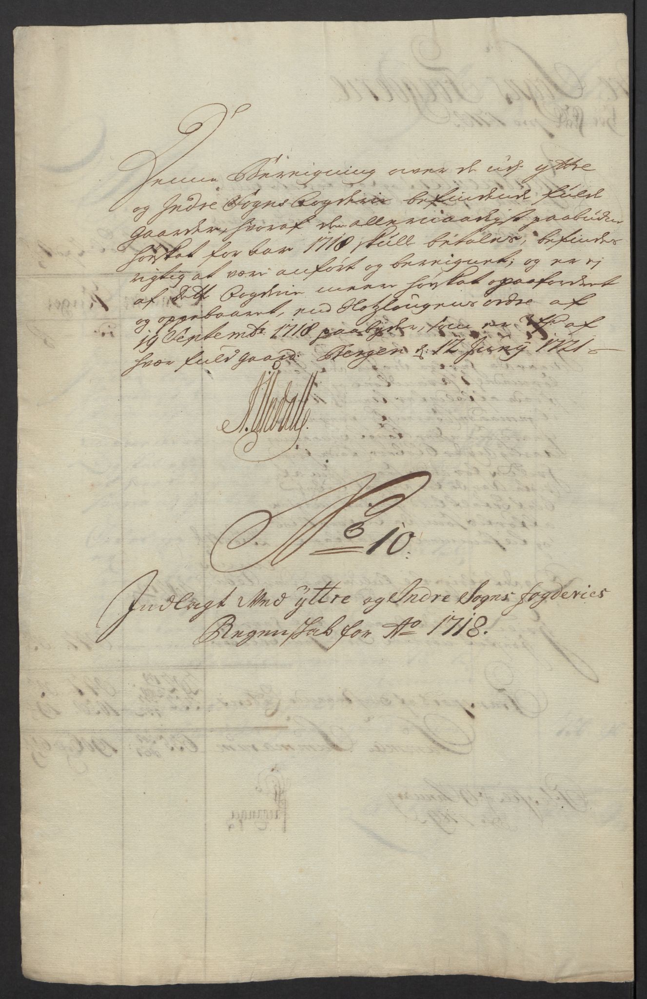 Rentekammeret inntil 1814, Reviderte regnskaper, Fogderegnskap, RA/EA-4092/R52/L3321: Fogderegnskap Sogn, 1717-1718, p. 533