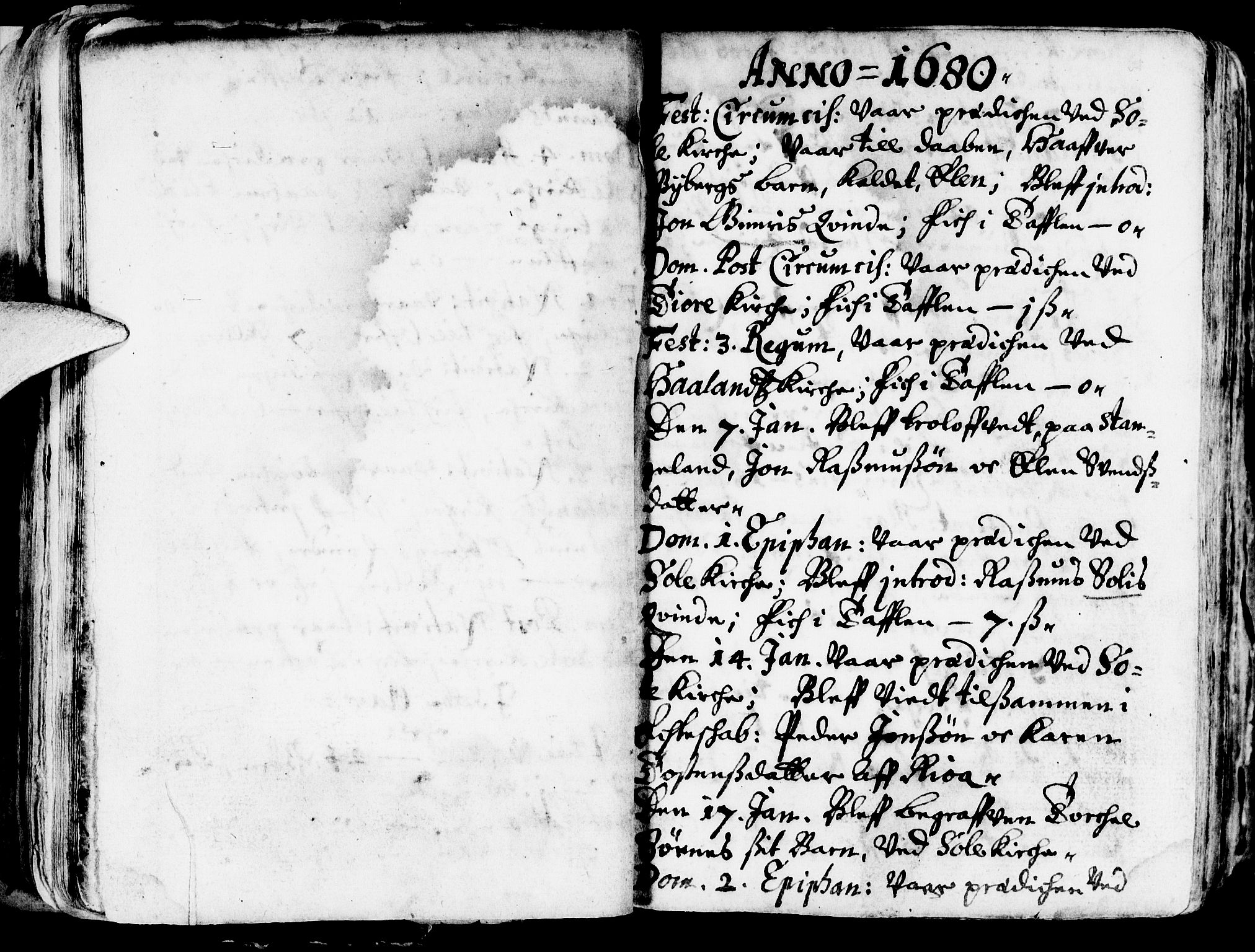 Håland sokneprestkontor, SAST/A-101802/001/30BA/L0001: Parish register (official) no. A 1, 1671-1722