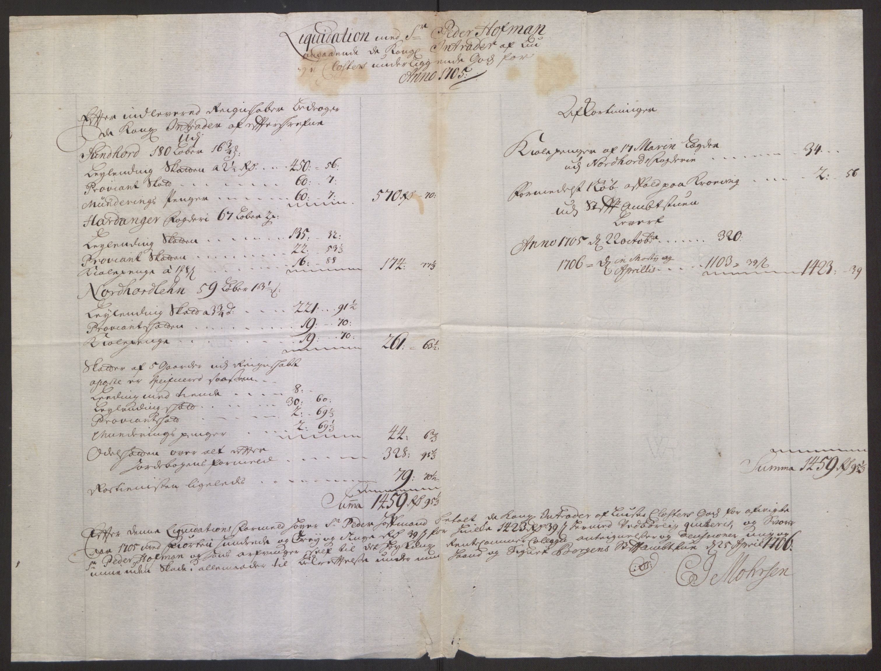 Rentekammeret inntil 1814, Reviderte regnskaper, Fogderegnskap, RA/EA-4092/R50/L3159: Fogderegnskap Lyse kloster, 1691-1709, p. 228