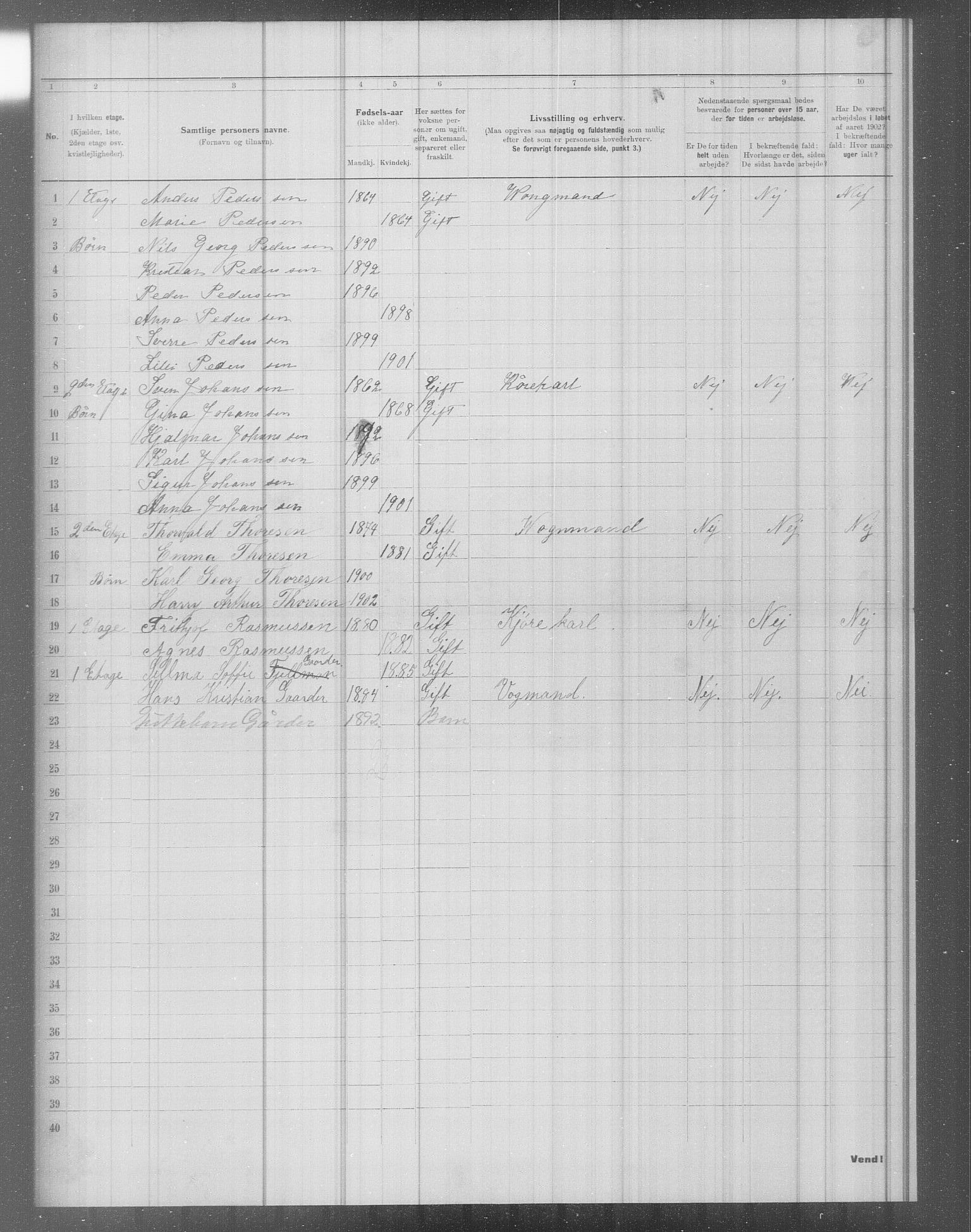 OBA, Municipal Census 1902 for Kristiania, 1902, p. 4404