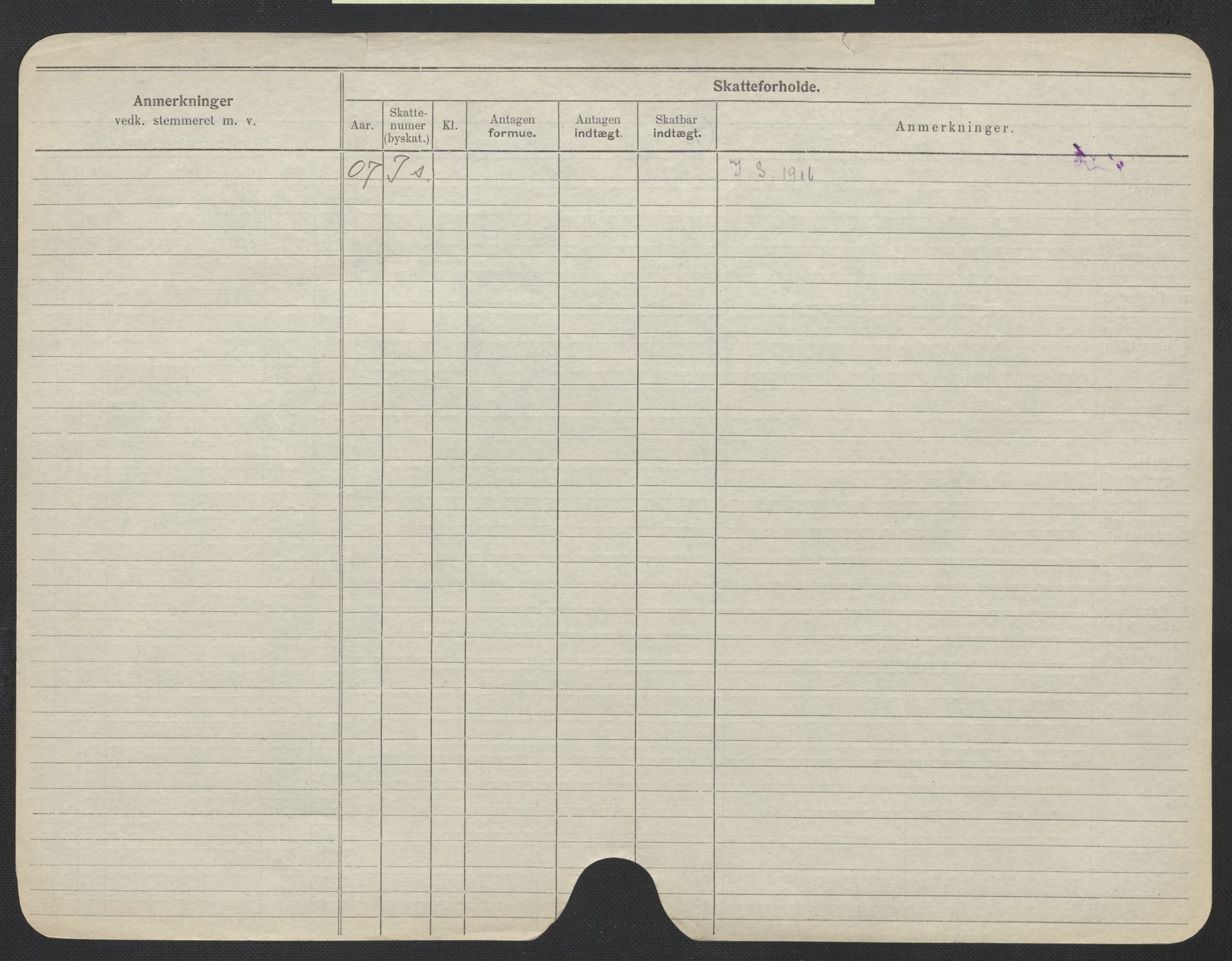 Oslo folkeregister, Registerkort, AV/SAO-A-11715/F/Fa/Fac/L0019: Kvinner, 1906-1914, p. 903b