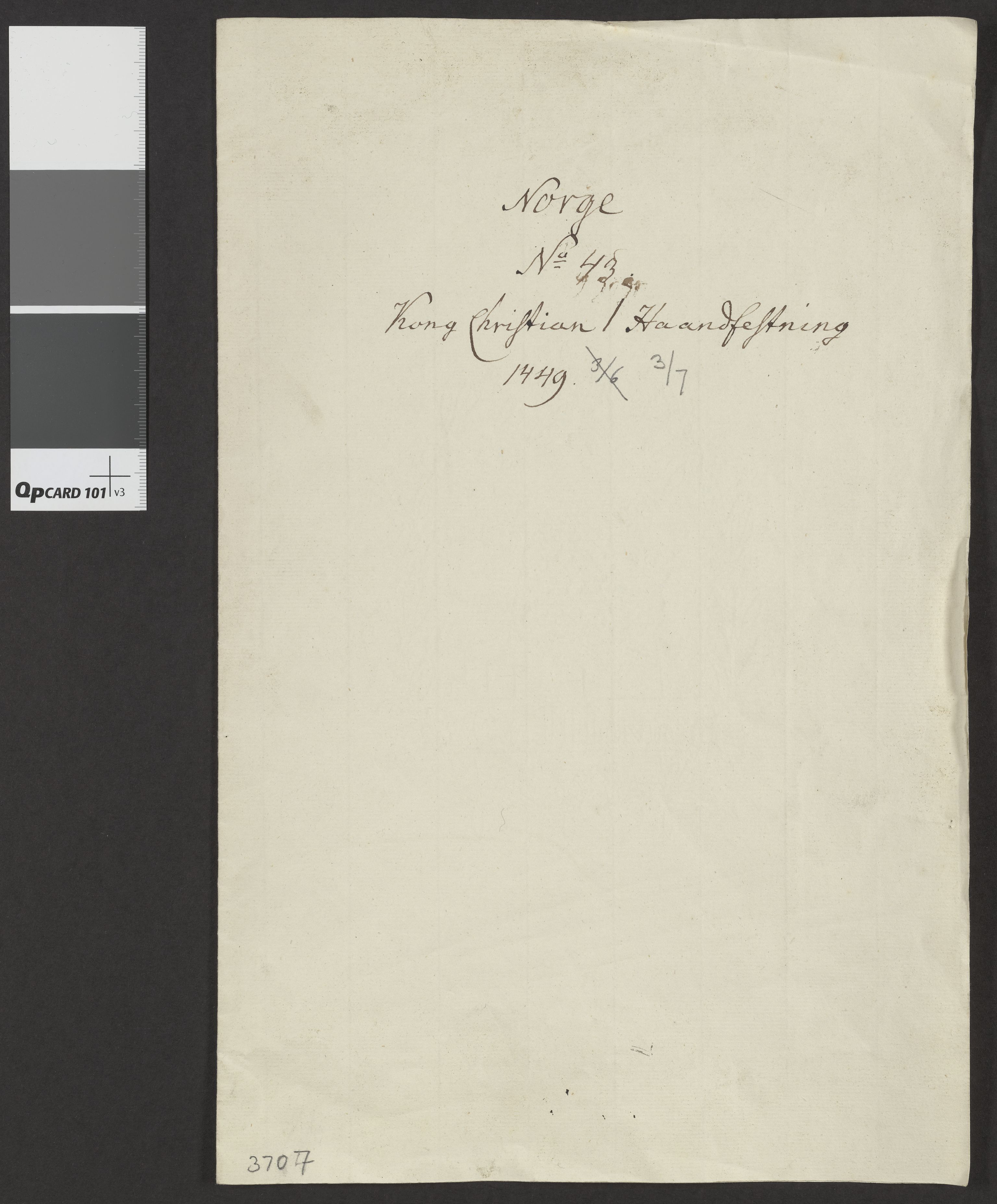 Riksarkivets diplomsamling, AV/RA-EA-5965/F06/L0028: Dokument nr. 43aI, 1449