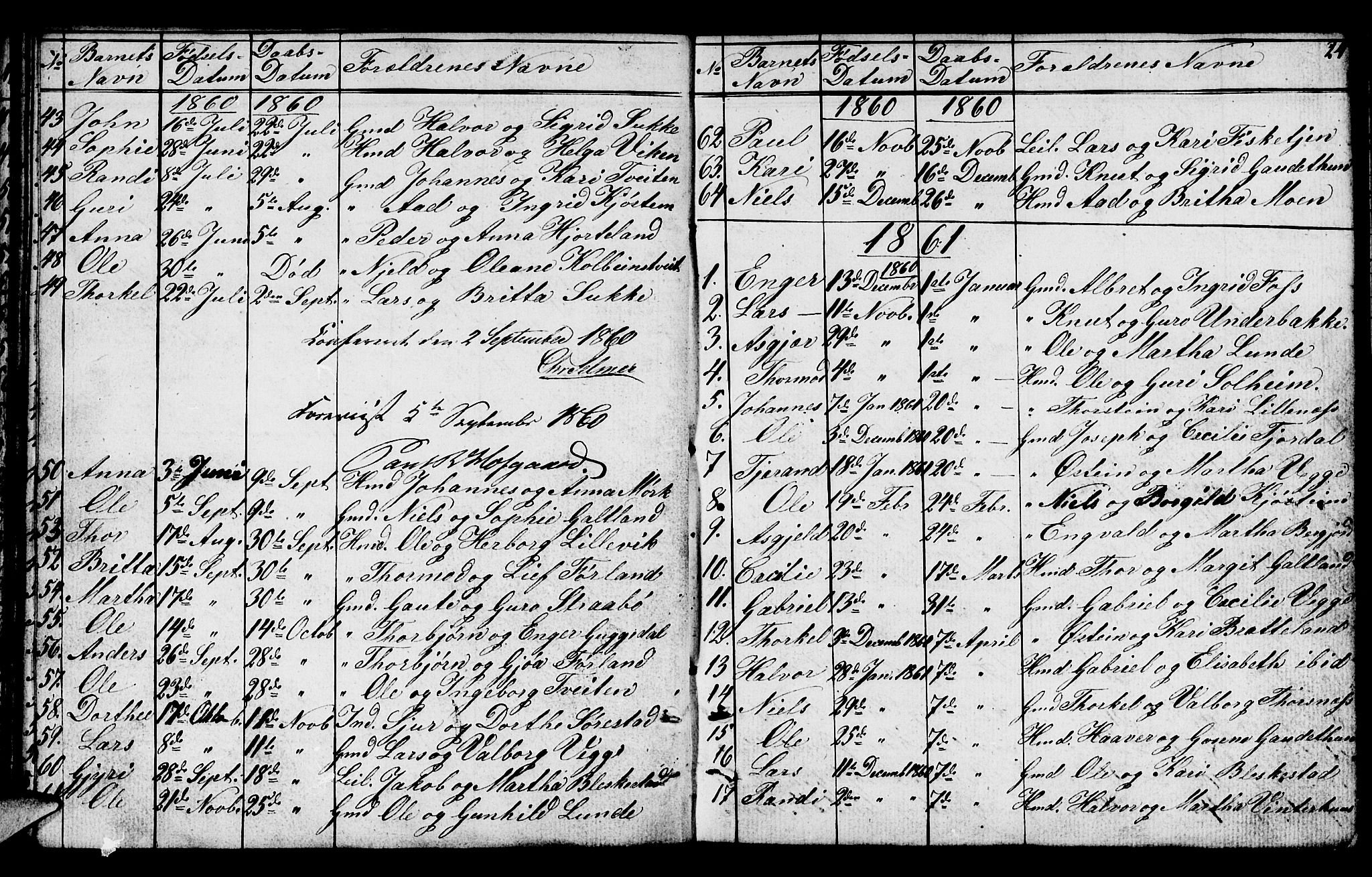 Suldal sokneprestkontor, AV/SAST-A-101845/01/V/L0003: Parish register (copy) no. B 3, 1848-1866, p. 24