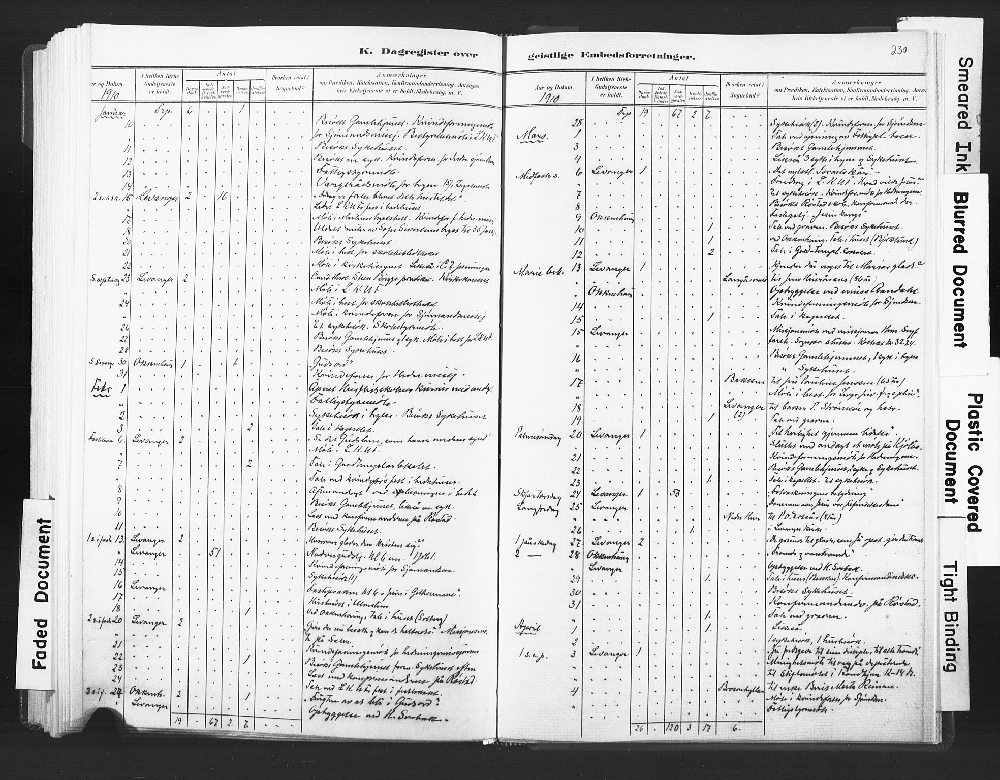 Ministerialprotokoller, klokkerbøker og fødselsregistre - Nord-Trøndelag, AV/SAT-A-1458/720/L0189: Parish register (official) no. 720A05, 1880-1911, p. 230