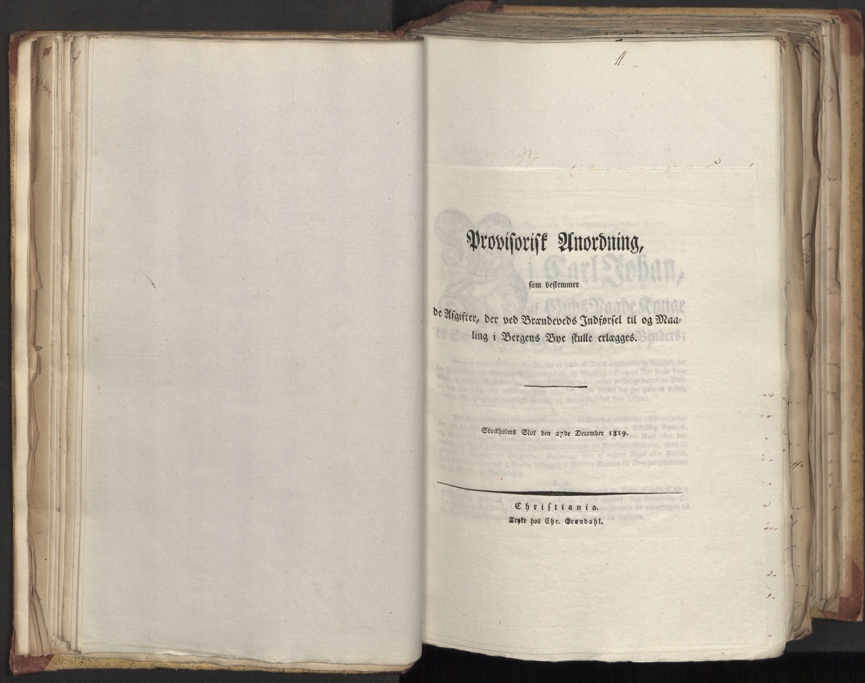 Statsrådsavdelingen i Stockholm, AV/RA-S-1003/D/Da/L0025: Regjeringsinnstillinger nr. 4873-5062, 1821, p. 35