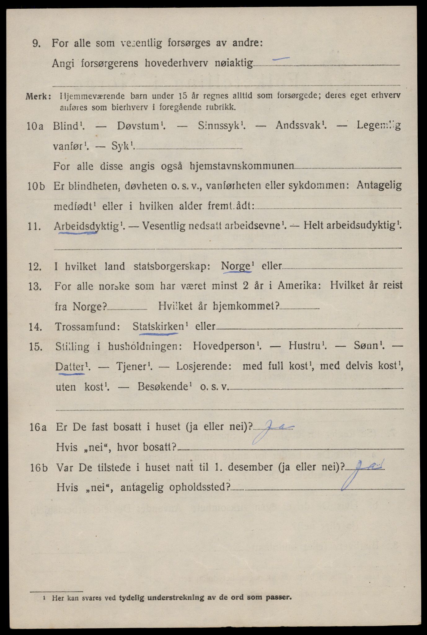 SAST, 1920 census for Heskestad, 1920, p. 1824