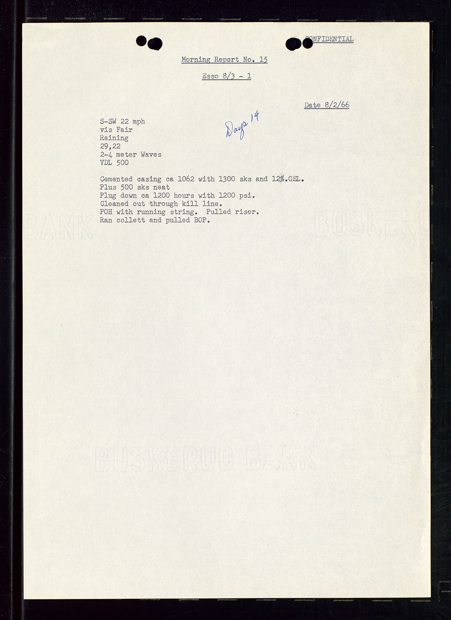 Pa 1512 - Esso Exploration and Production Norway Inc., AV/SAST-A-101917/E/Ea/L0012: Well 25/11-1 og Well 25/10-3, 1966-1967, p. 585