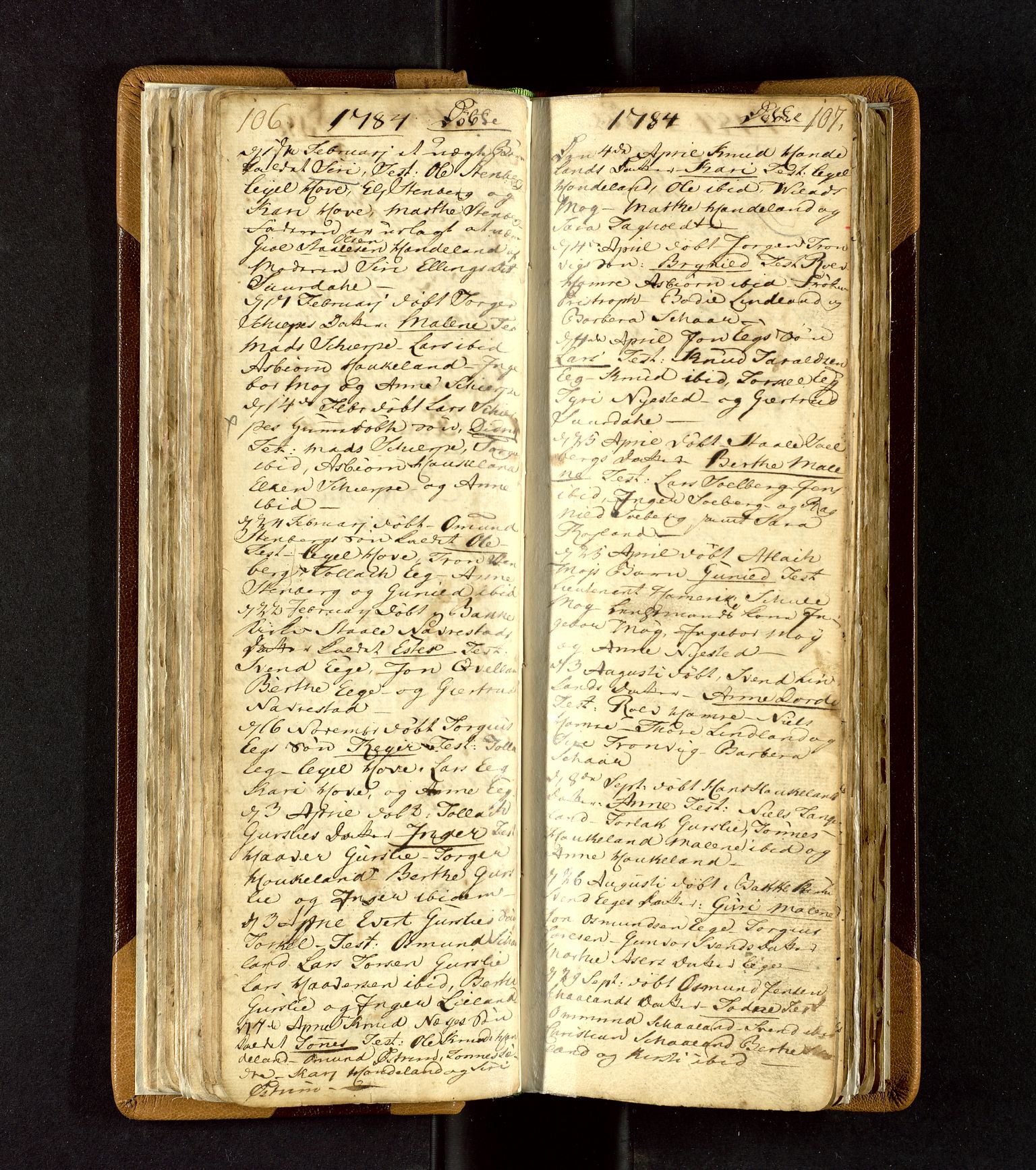 Lund sokneprestkontor, AV/SAST-A-101809/S06/L0003: Parish register (official) no. A 3, 1761-1801, p. 106-107