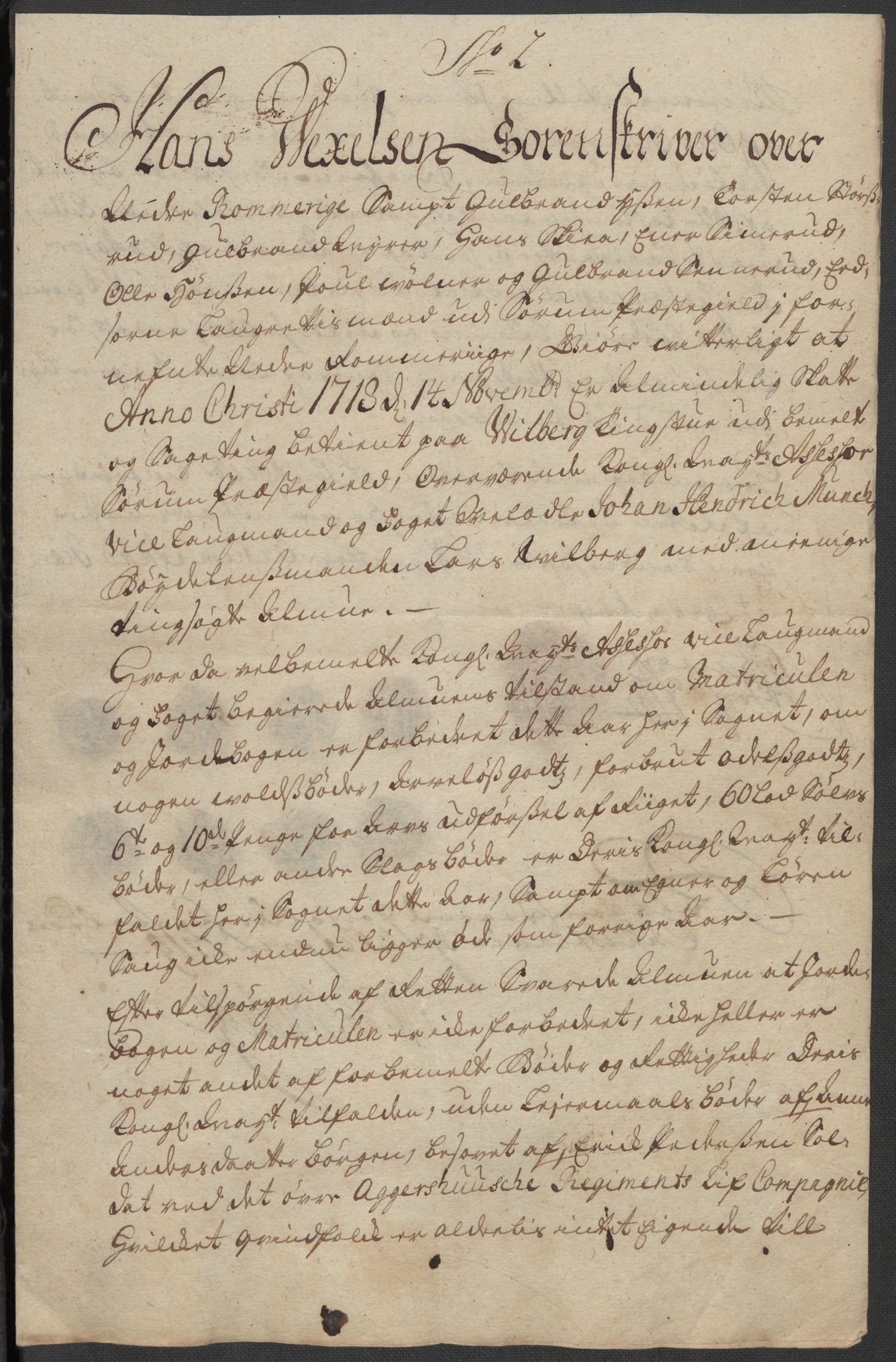 Rentekammeret inntil 1814, Reviderte regnskaper, Fogderegnskap, AV/RA-EA-4092/R11/L0600: Fogderegnskap Nedre Romerike, 1718, p. 185