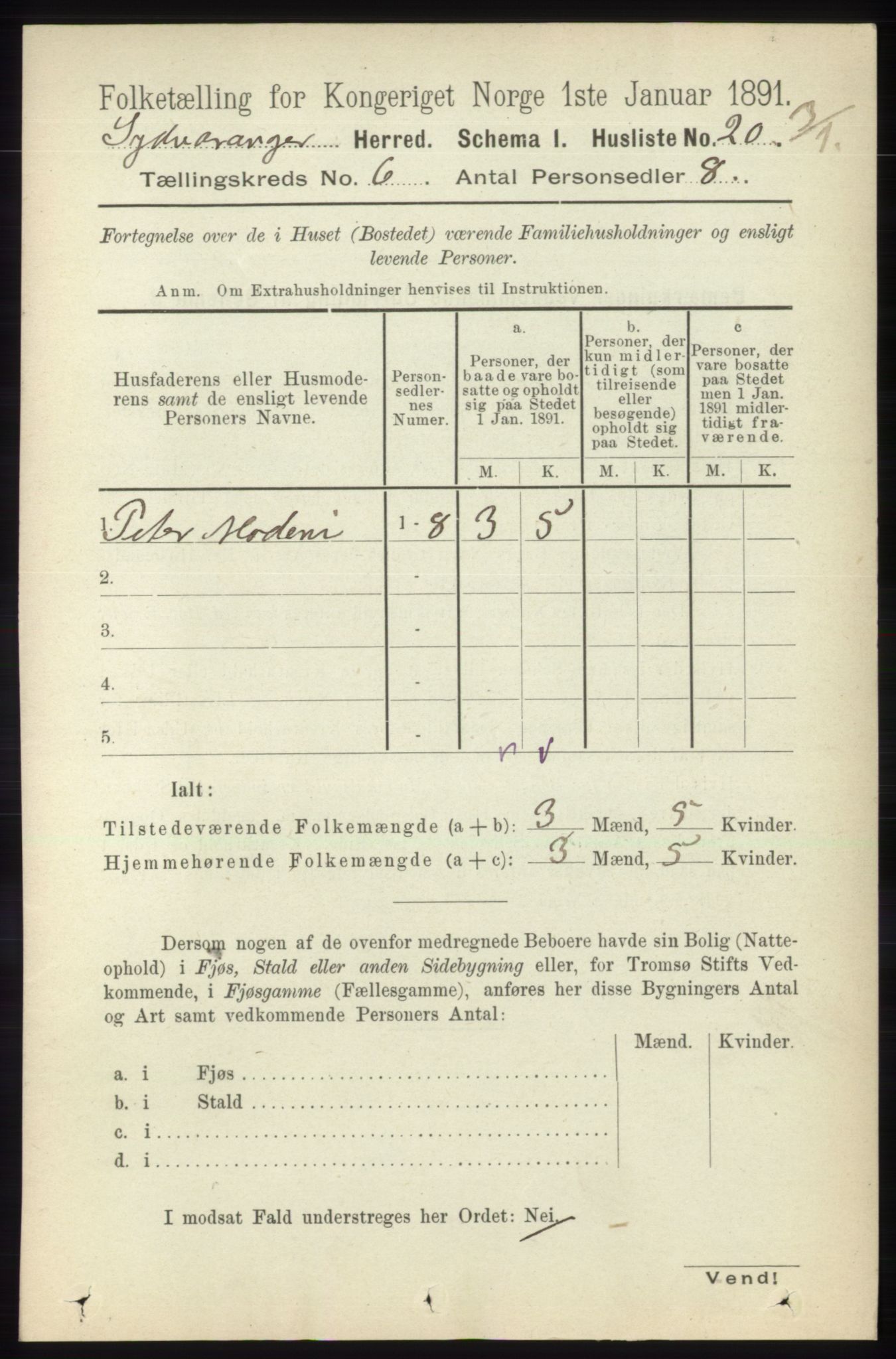 RA, 1891 census for 2030 Sør-Varanger, 1891, p. 1869