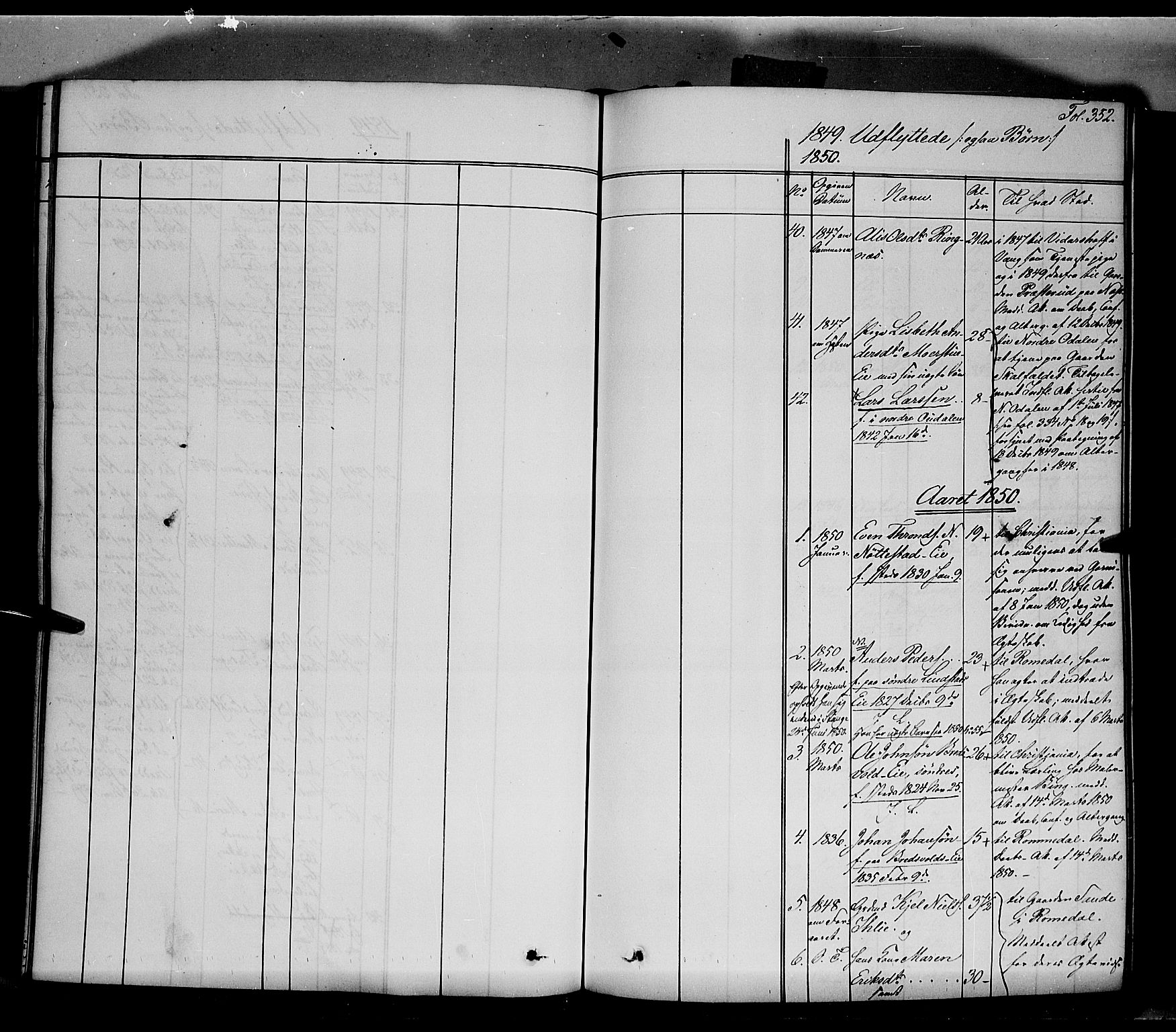 Stange prestekontor, AV/SAH-PREST-002/K/L0011: Parish register (official) no. 11, 1846-1852, p. 352