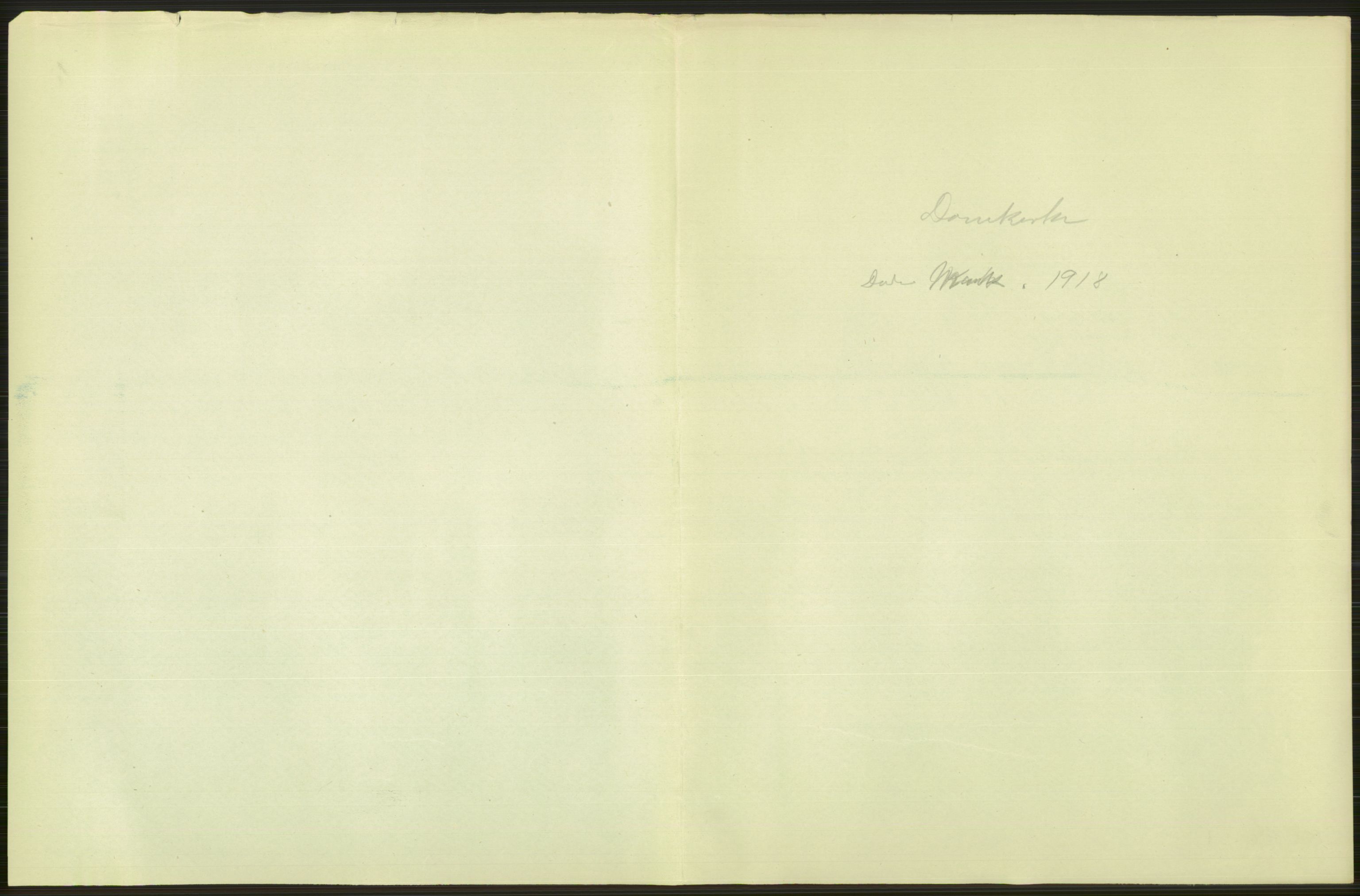Statistisk sentralbyrå, Sosiodemografiske emner, Befolkning, AV/RA-S-2228/D/Df/Dfb/Dfbh/L0039: Bergen: Døde., 1918, p. 7