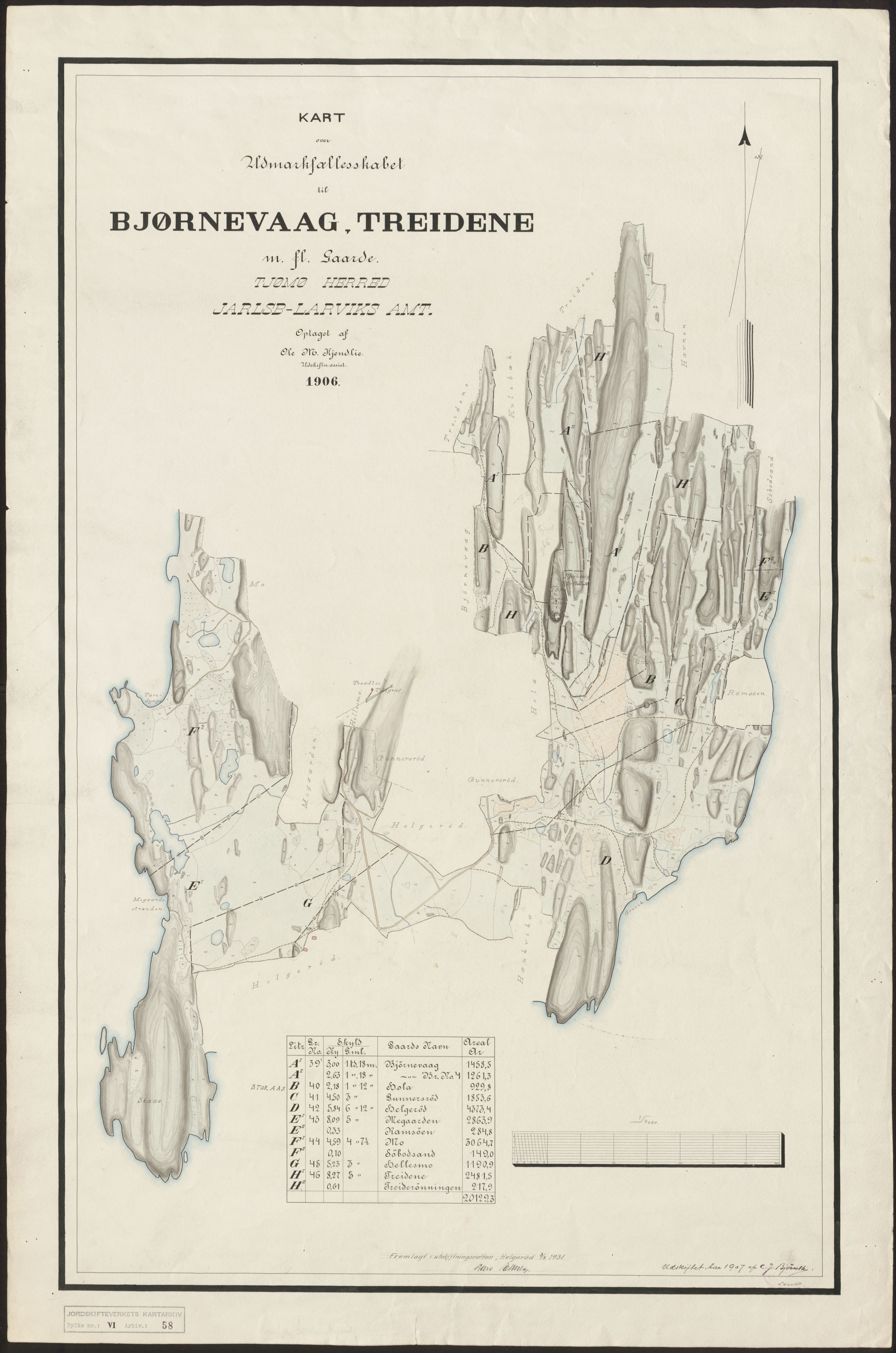 Jordskifteverkets kartarkiv, RA/S-3929/T, 1859-1988, p. 70