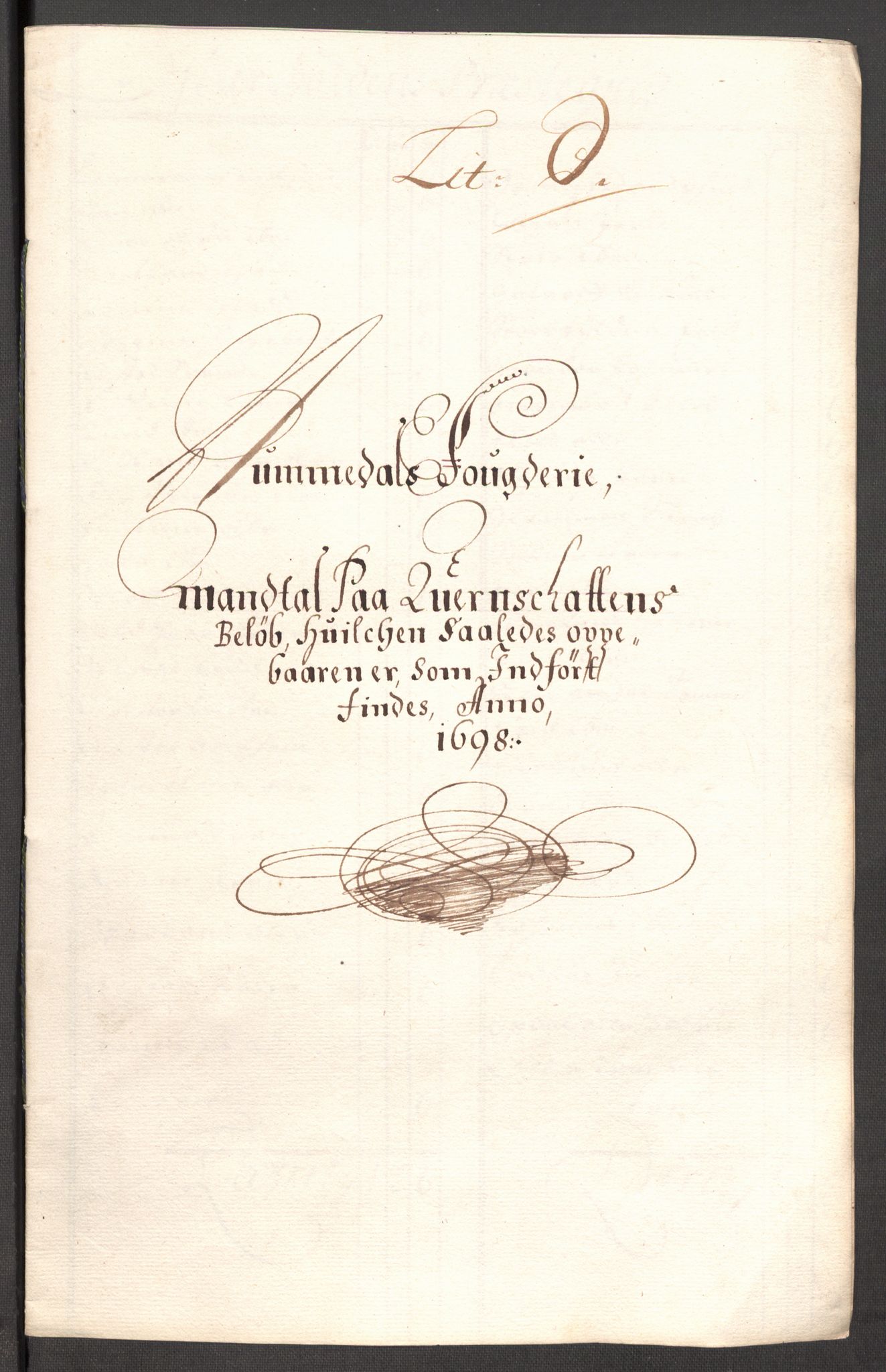 Rentekammeret inntil 1814, Reviderte regnskaper, Fogderegnskap, RA/EA-4092/R64/L4425: Fogderegnskap Namdal, 1696-1698, p. 390