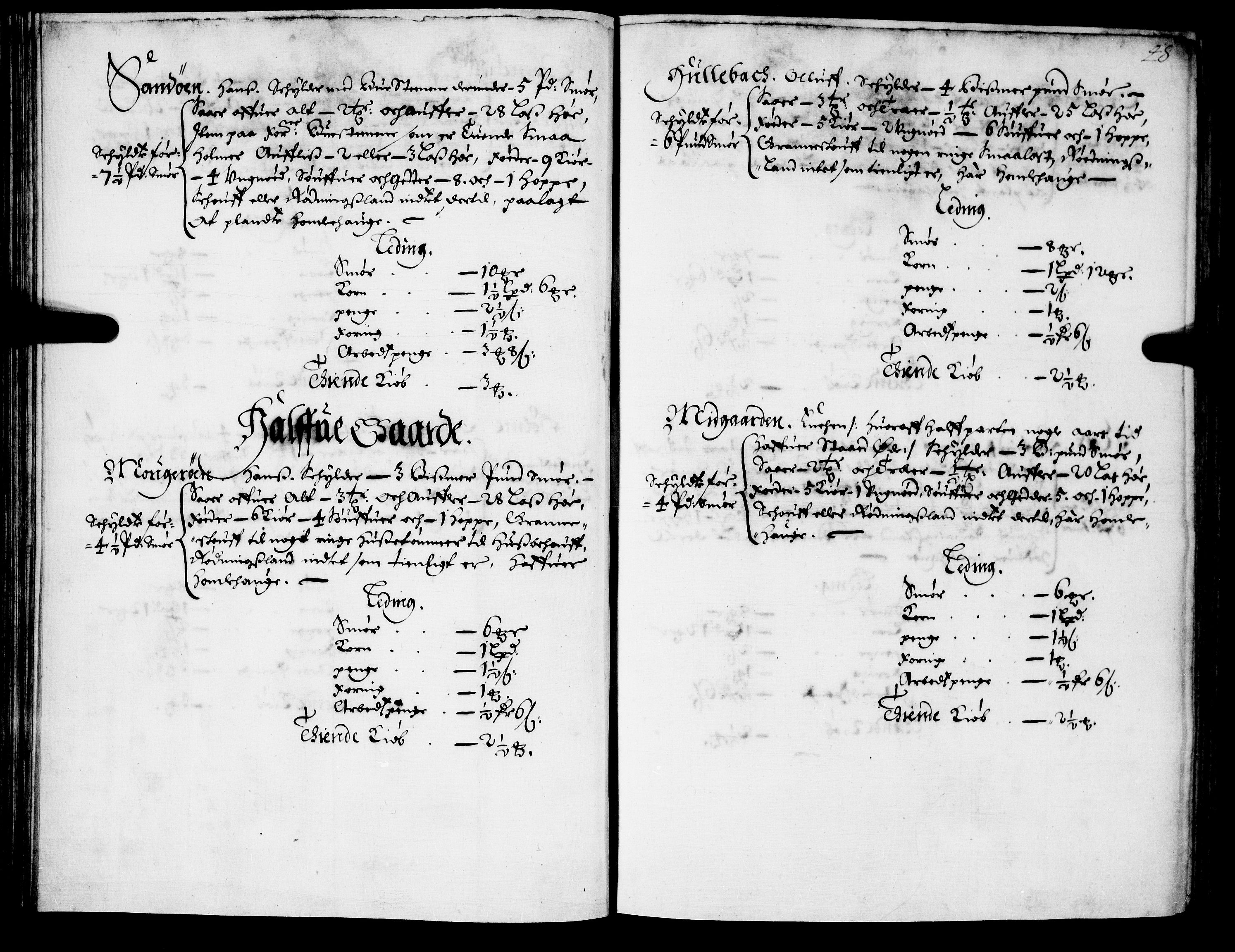 Rentekammeret inntil 1814, Realistisk ordnet avdeling, AV/RA-EA-4070/N/Nb/Nba/L0021: Brunla len, 1667, p. 47b-48a