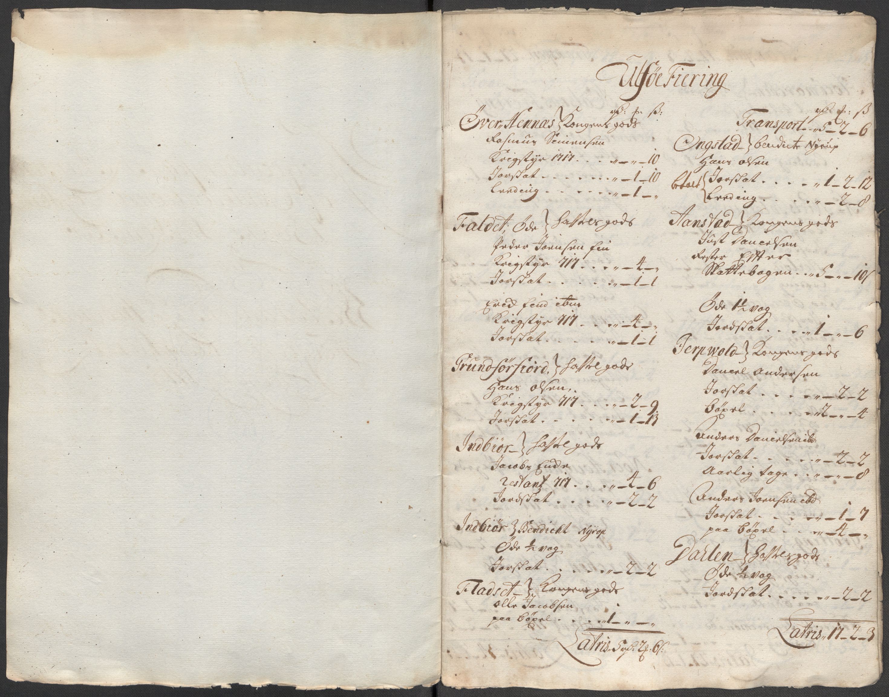 Rentekammeret inntil 1814, Reviderte regnskaper, Fogderegnskap, RA/EA-4092/R67/L4684: Fogderegnskap Vesterålen, Andenes og Lofoten, 1718, p. 391