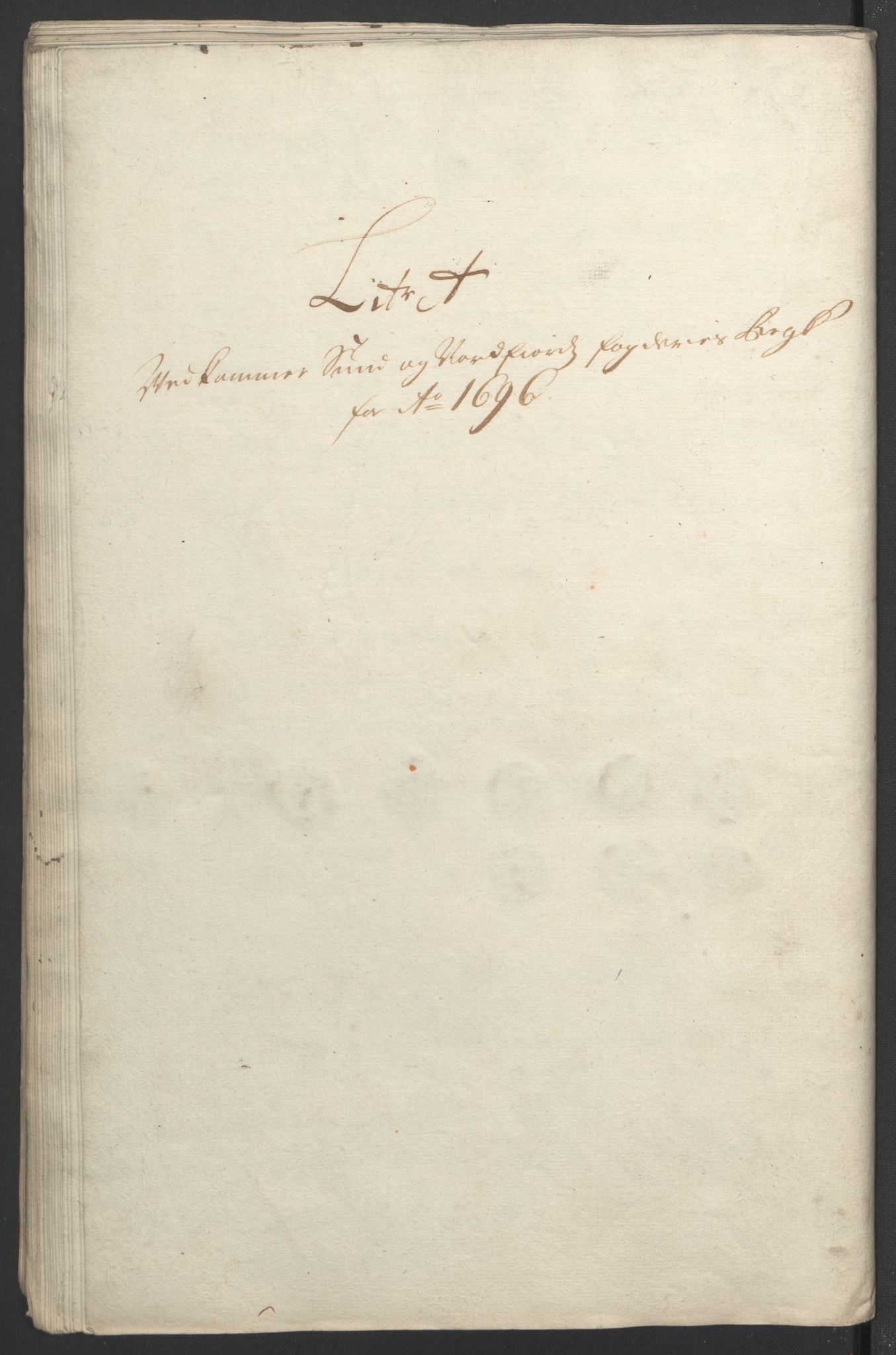 Rentekammeret inntil 1814, Reviderte regnskaper, Fogderegnskap, RA/EA-4092/R53/L3422: Fogderegnskap Sunn- og Nordfjord, 1695-1696, p. 272