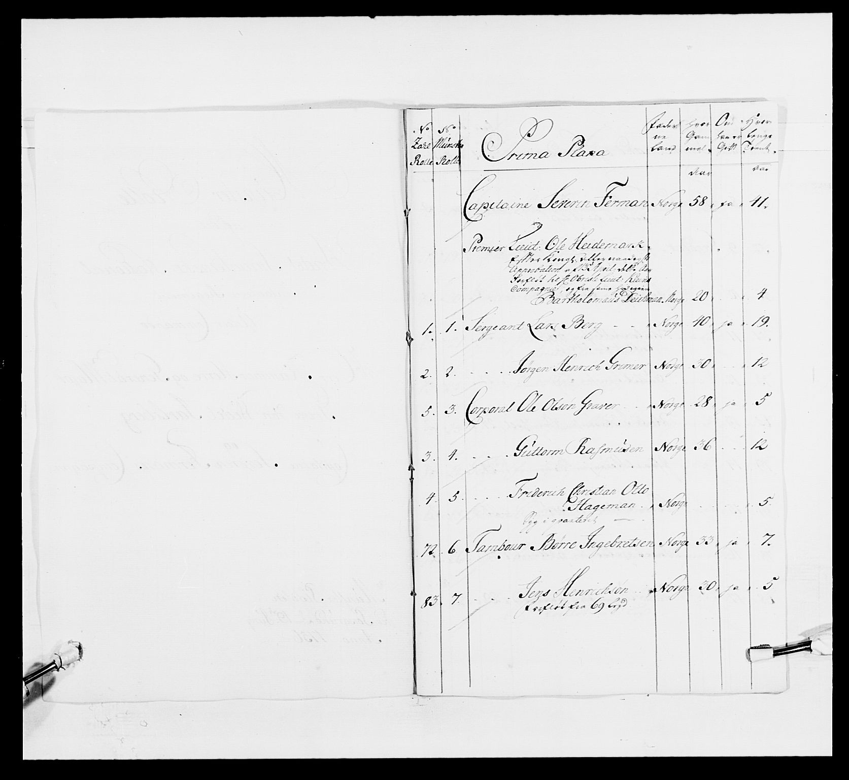 Kommanderende general (KG I) med Det norske krigsdirektorium, AV/RA-EA-5419/E/Ea/L0497: 2. Smålenske regiment, 1748-1765, p. 315