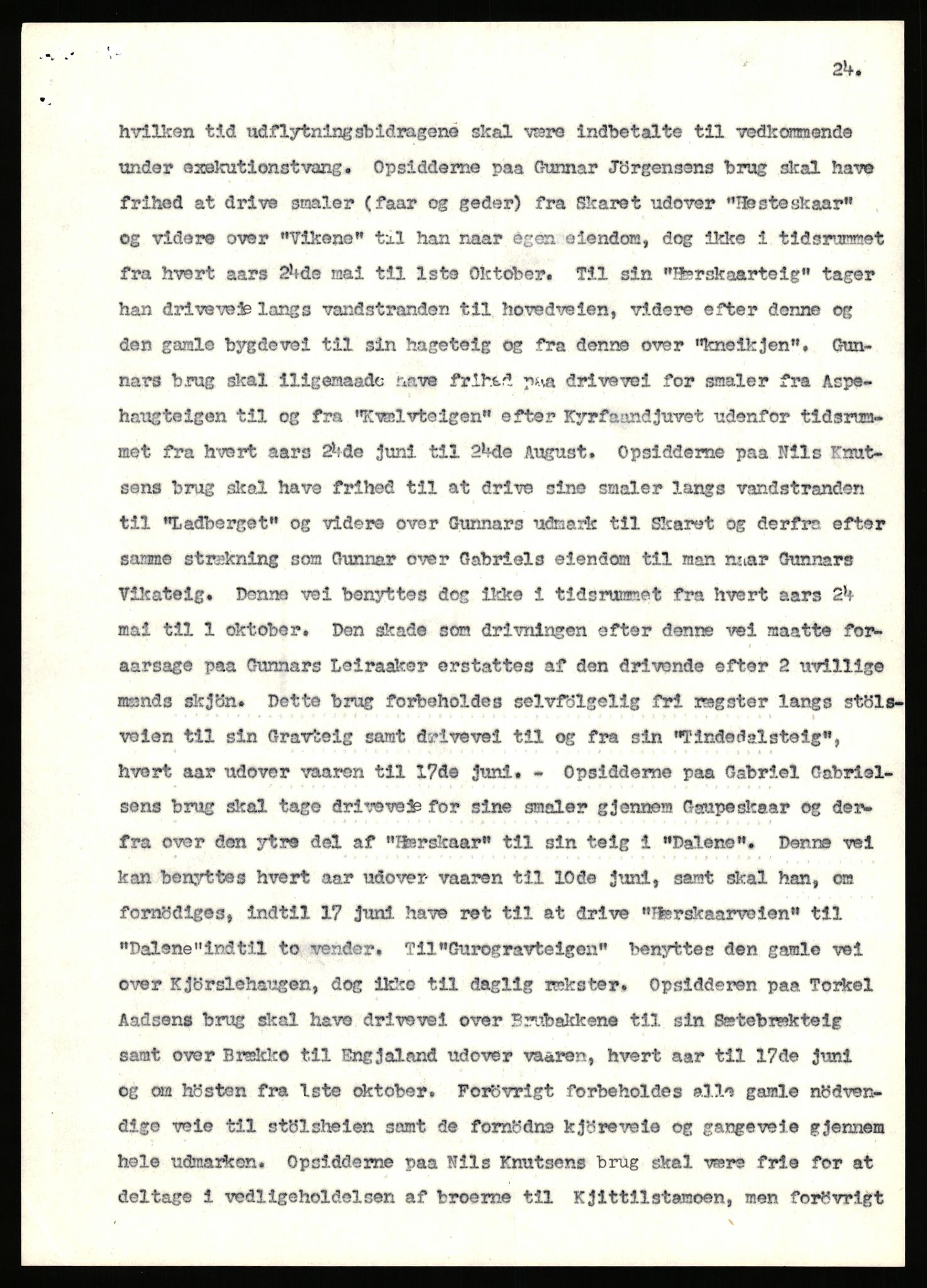Statsarkivet i Stavanger, AV/SAST-A-101971/03/Y/Yj/L0025: Avskrifter sortert etter gårdsnavn: Garpestad - Gjerde, 1750-1930, p. 271