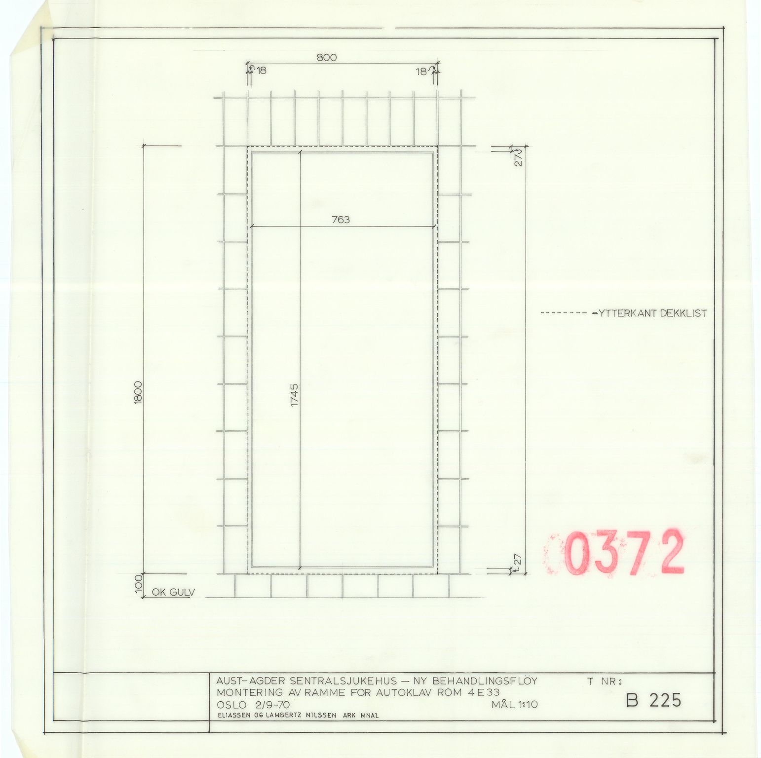 Eliassen og Lambertz-Nilssen Arkitekter, AAKS/PA-2983/T/T02/L0006: Tegningskogger 0372, 1967-1972, p. 15