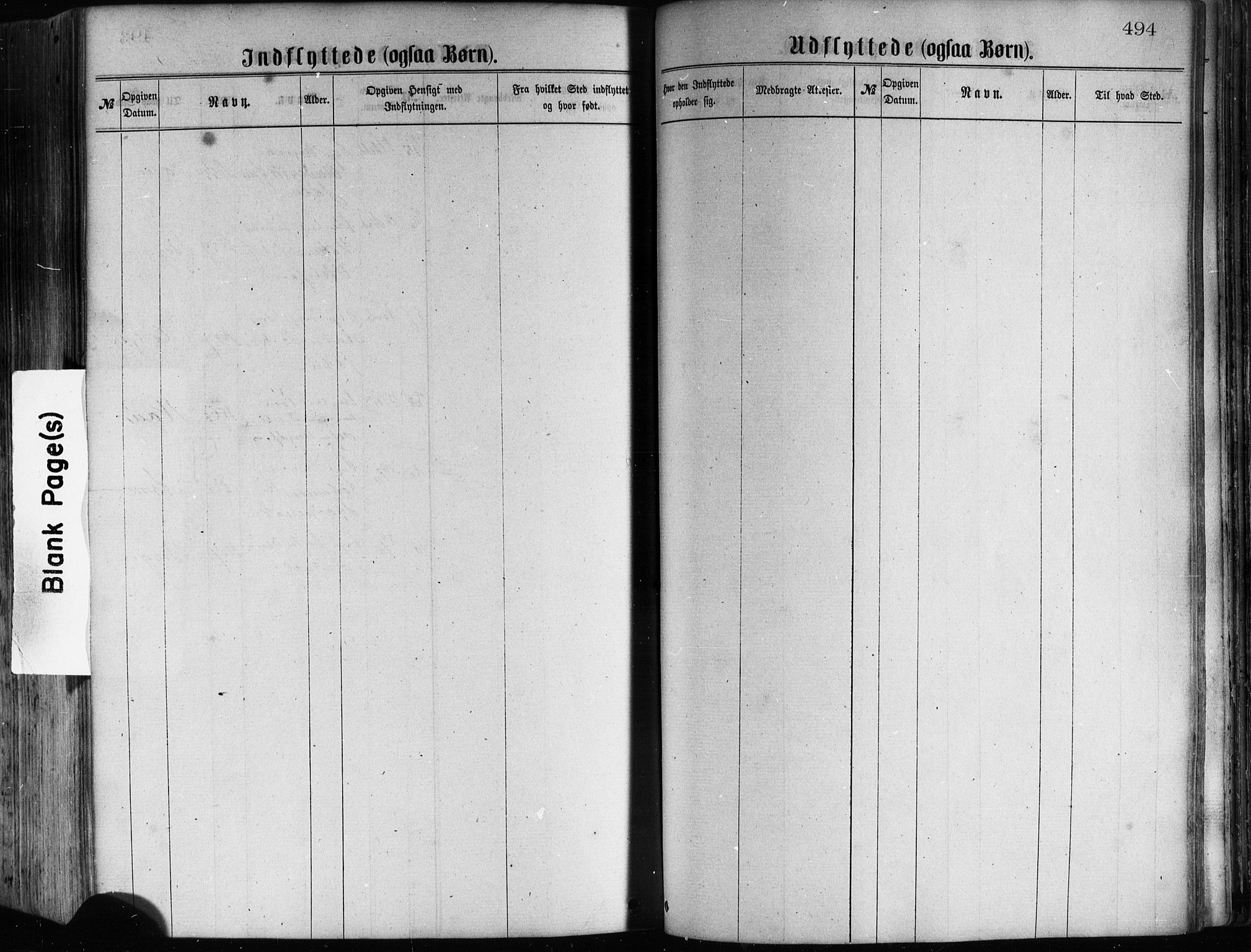 Hamre sokneprestembete, SAB/A-75501/H/Ha/Haa/Haaa/L0015: Parish register (official) no. A 15, 1870-1881, p. 494