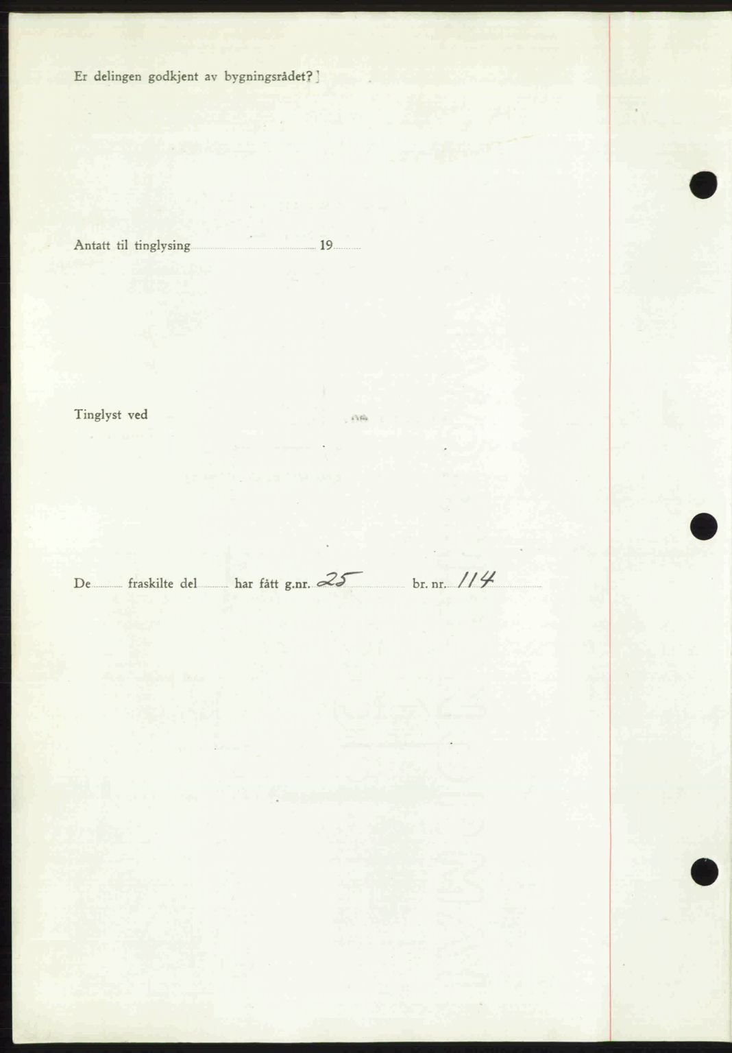Romsdal sorenskriveri, SAT/A-4149/1/2/2C: Mortgage book no. A24, 1947-1947, Diary no: : 3109/1947