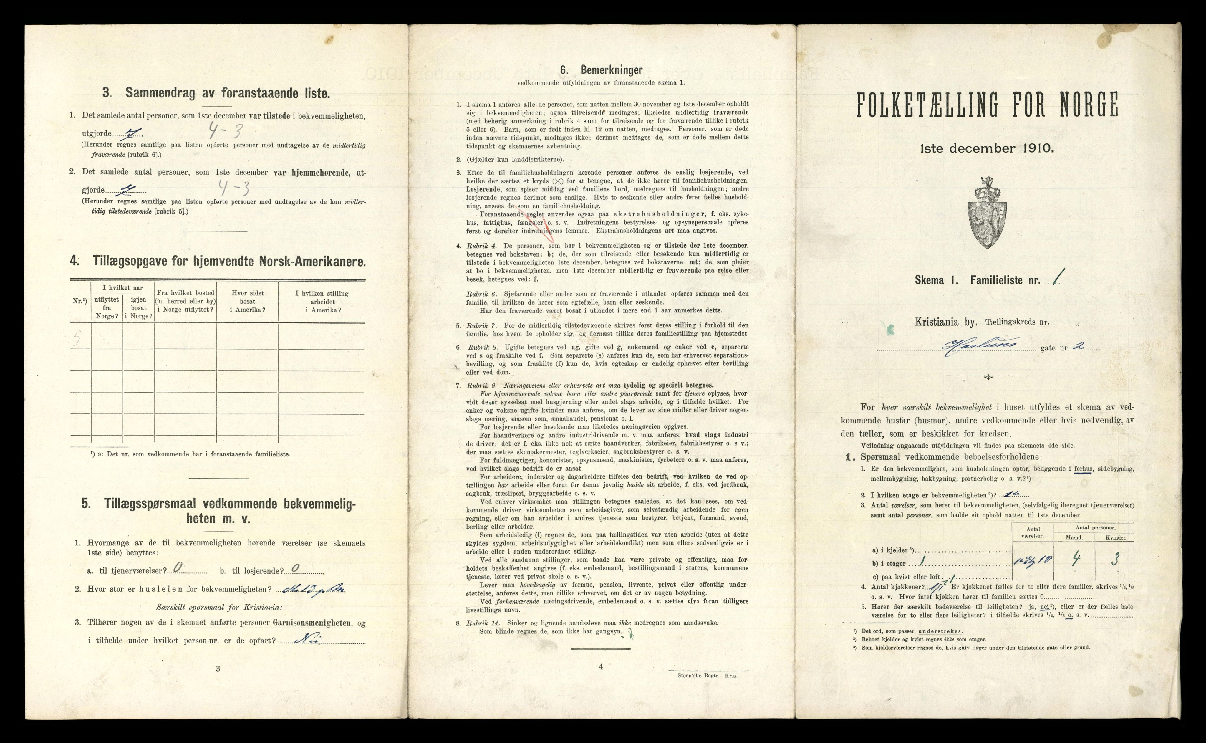 RA, 1910 census for Kristiania, 1910, p. 34291