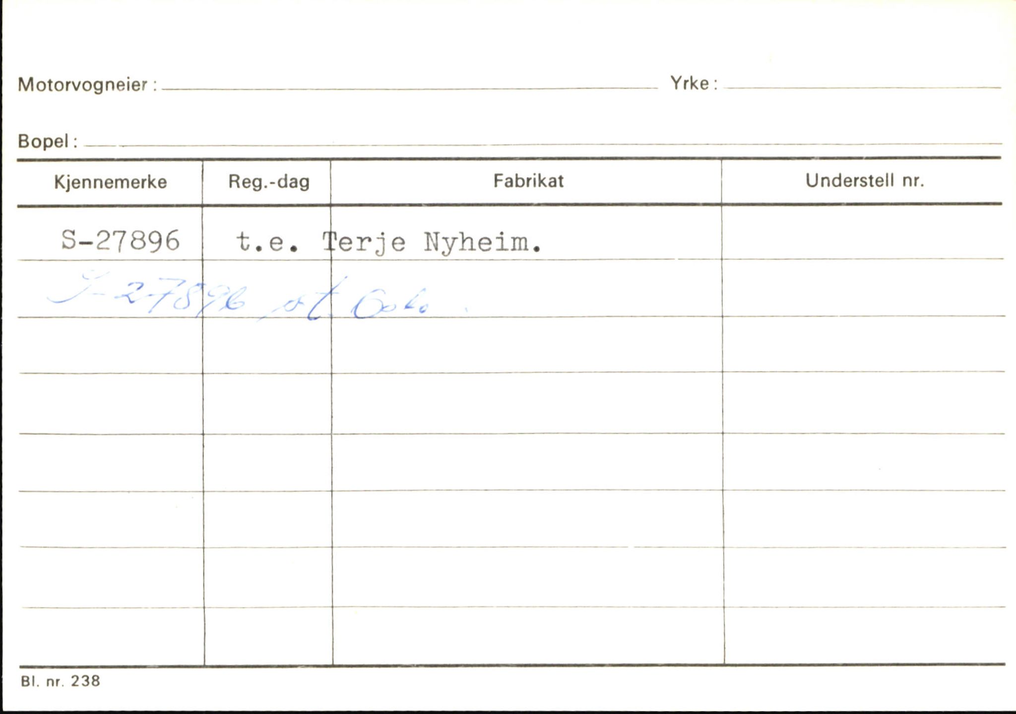 Statens vegvesen, Sogn og Fjordane vegkontor, AV/SAB-A-5301/4/F/L0145: Registerkort Vågsøy S-Å. Årdal I-P, 1945-1975, p. 2024