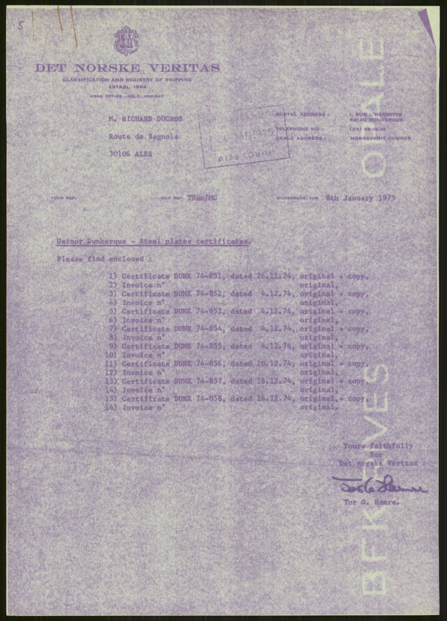 Justisdepartementet, Granskningskommisjonen ved Alexander Kielland-ulykken 27.3.1980, AV/RA-S-1165/D/L0024: A Alexander L. Kielland (A1-A2, A7-A9, A14, A22, A16 av 31)/ E CFEM (E1, E3-E6 av 27)/ F Richard Ducros (Doku.liste + F1-F6 av 8)/ H Sjøfartsdirektoratet/Skipskontrollen (H12, H14-H16, H44, H49, H51 av 52), 1980-1981, p. 330