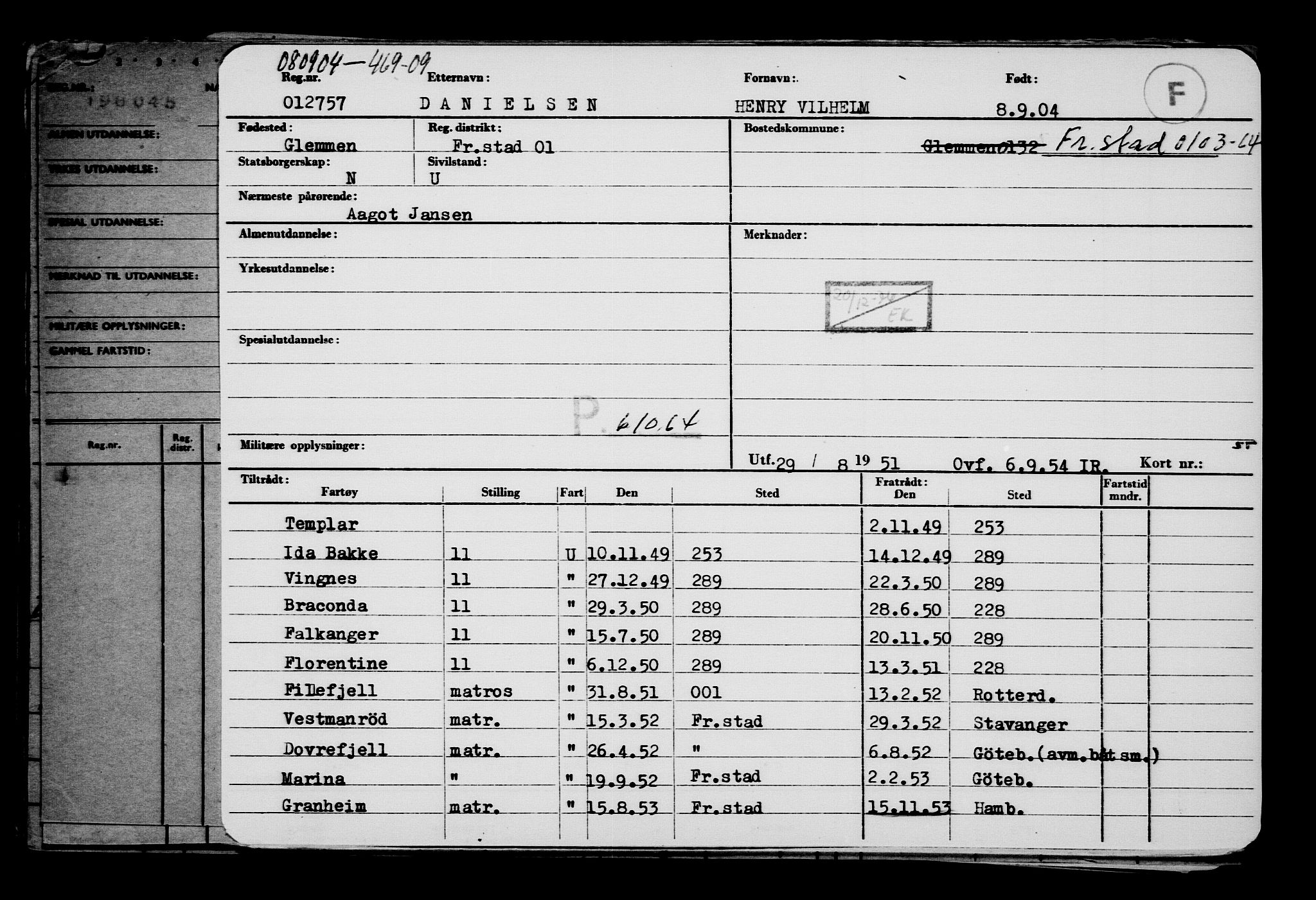 Direktoratet for sjømenn, RA/S-3545/G/Gb/L0055: Hovedkort, 1904, p. 347