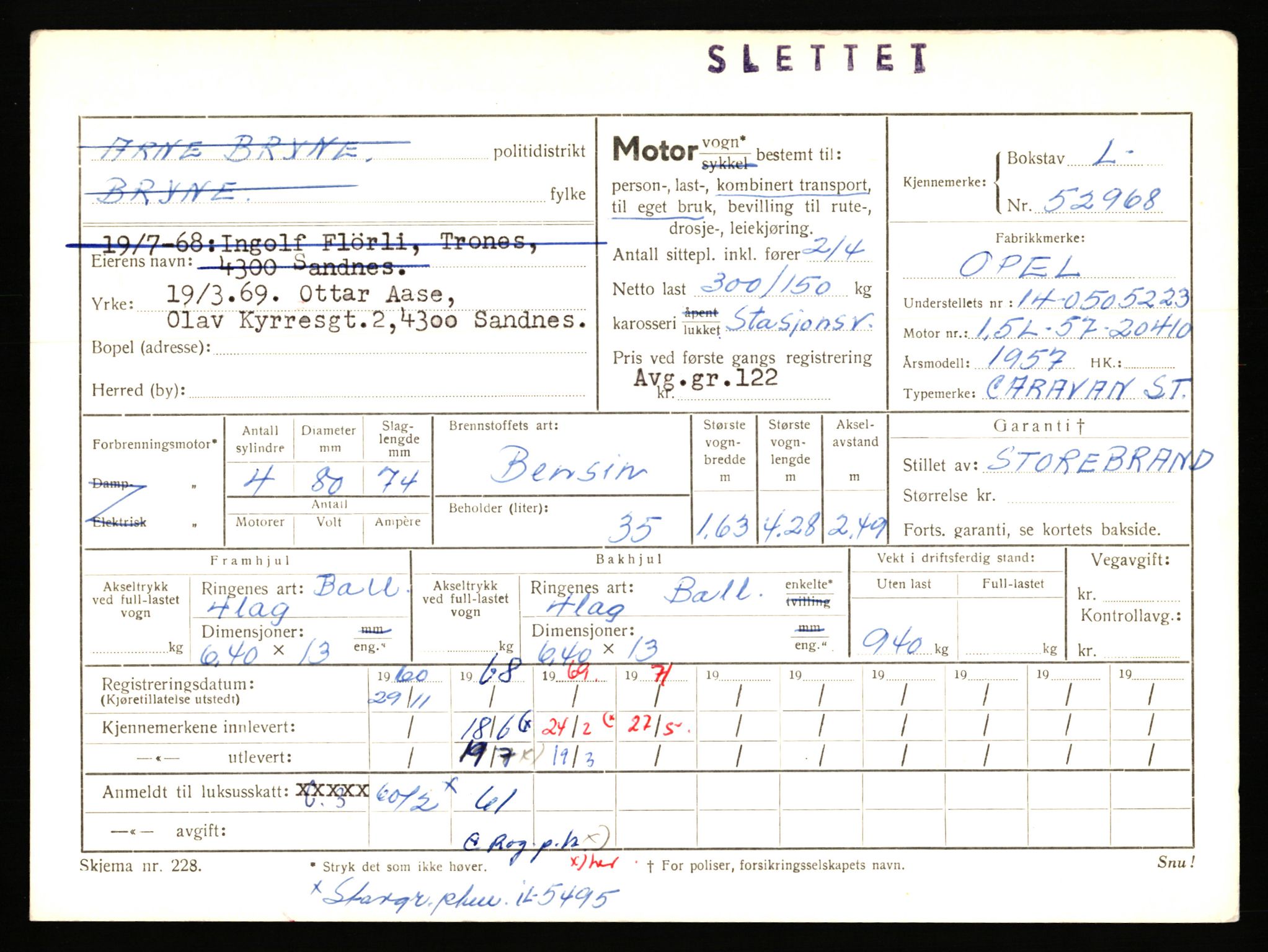 Stavanger trafikkstasjon, AV/SAST-A-101942/0/F/L0053: L-52900 - L-54199, 1930-1971, p. 185