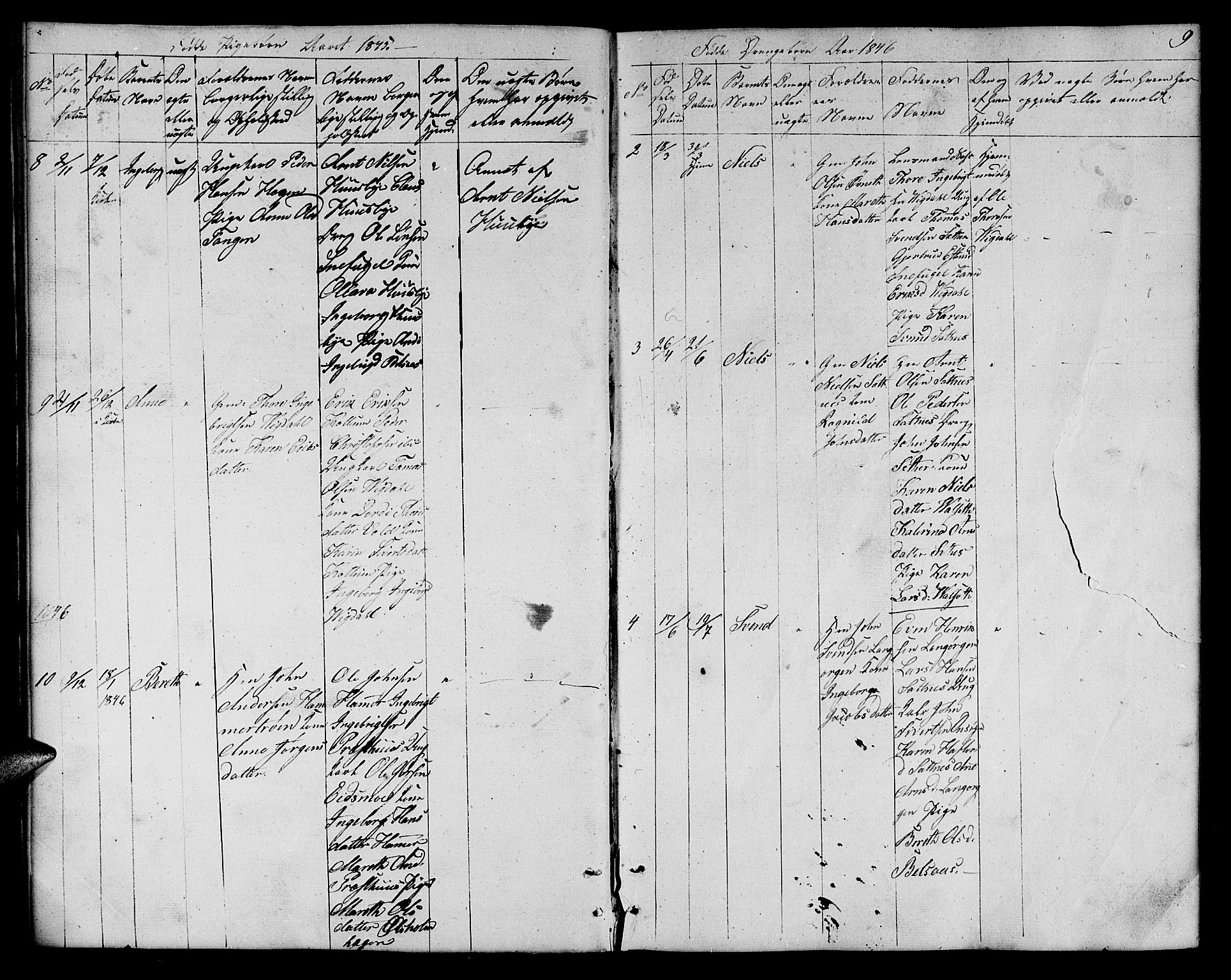 Ministerialprotokoller, klokkerbøker og fødselsregistre - Sør-Trøndelag, SAT/A-1456/666/L0789: Parish register (copy) no. 666C02, 1843-1847, p. 9