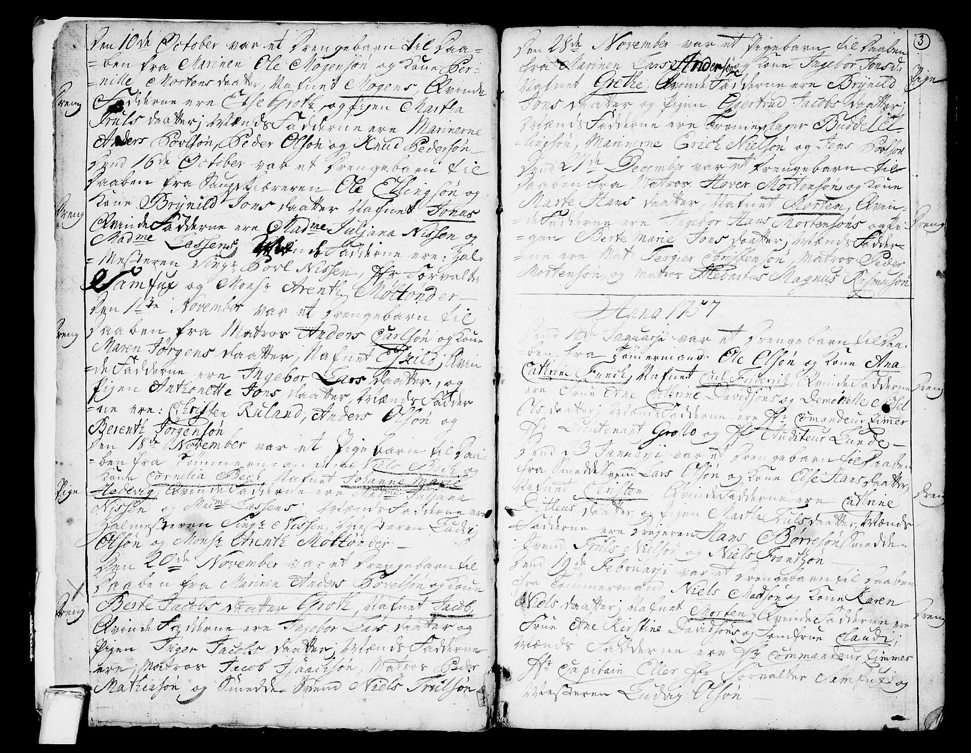 Stavern kirkebøker, AV/SAKO-A-318/F/Fa/L0001: Parish register (official) no. 1, 1756-1782, p. 3