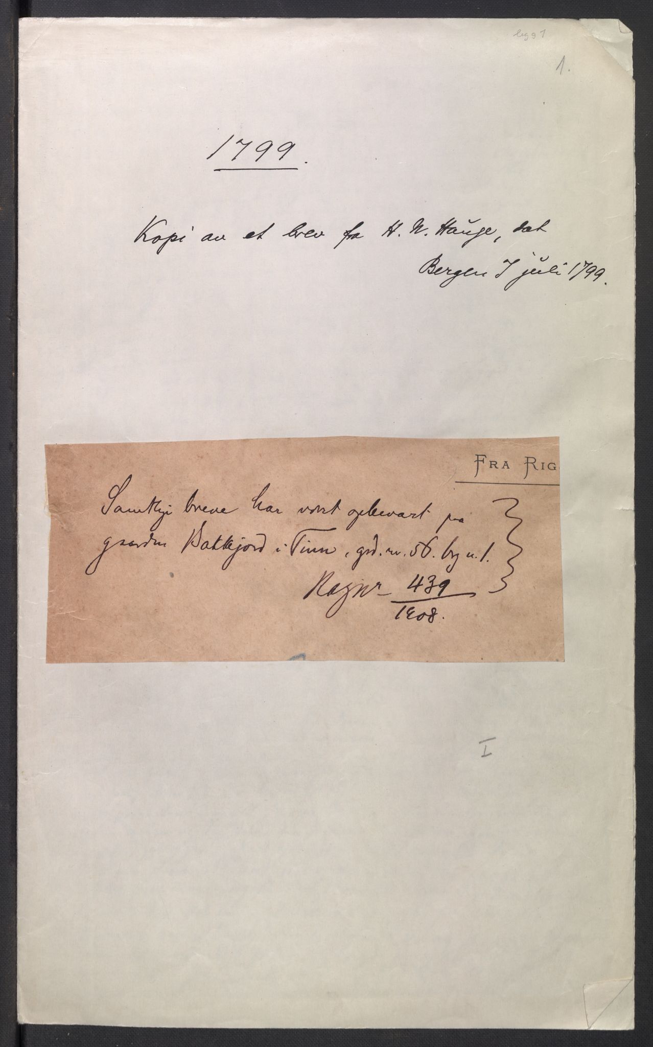 Bakka, Ole Olsen, AV/RA-PA-0088/F/L0001: --, 1799-1825, p. 3