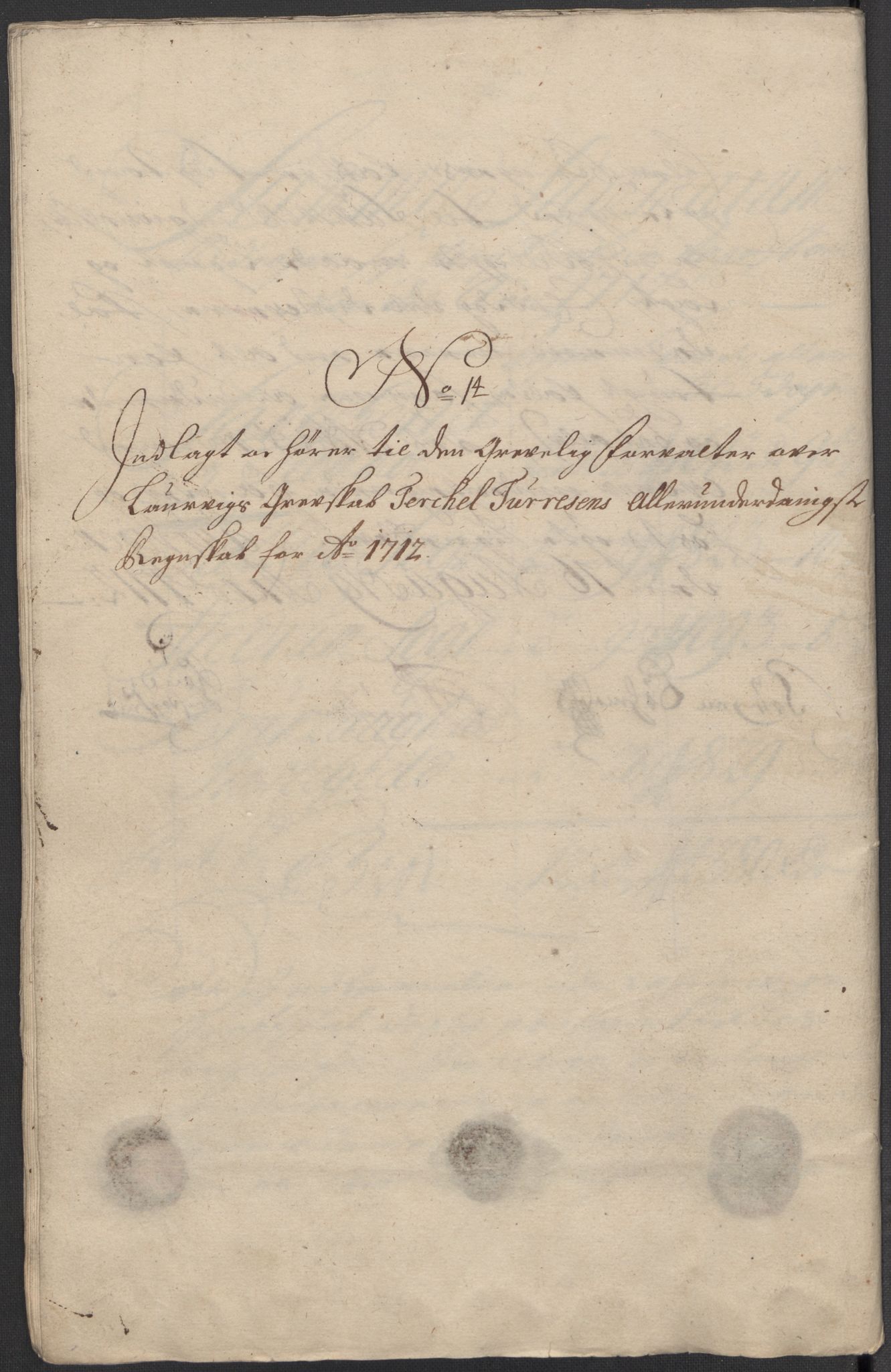 Rentekammeret inntil 1814, Reviderte regnskaper, Fogderegnskap, AV/RA-EA-4092/R33/L1984: Fogderegnskap Larvik grevskap, 1712, p. 213