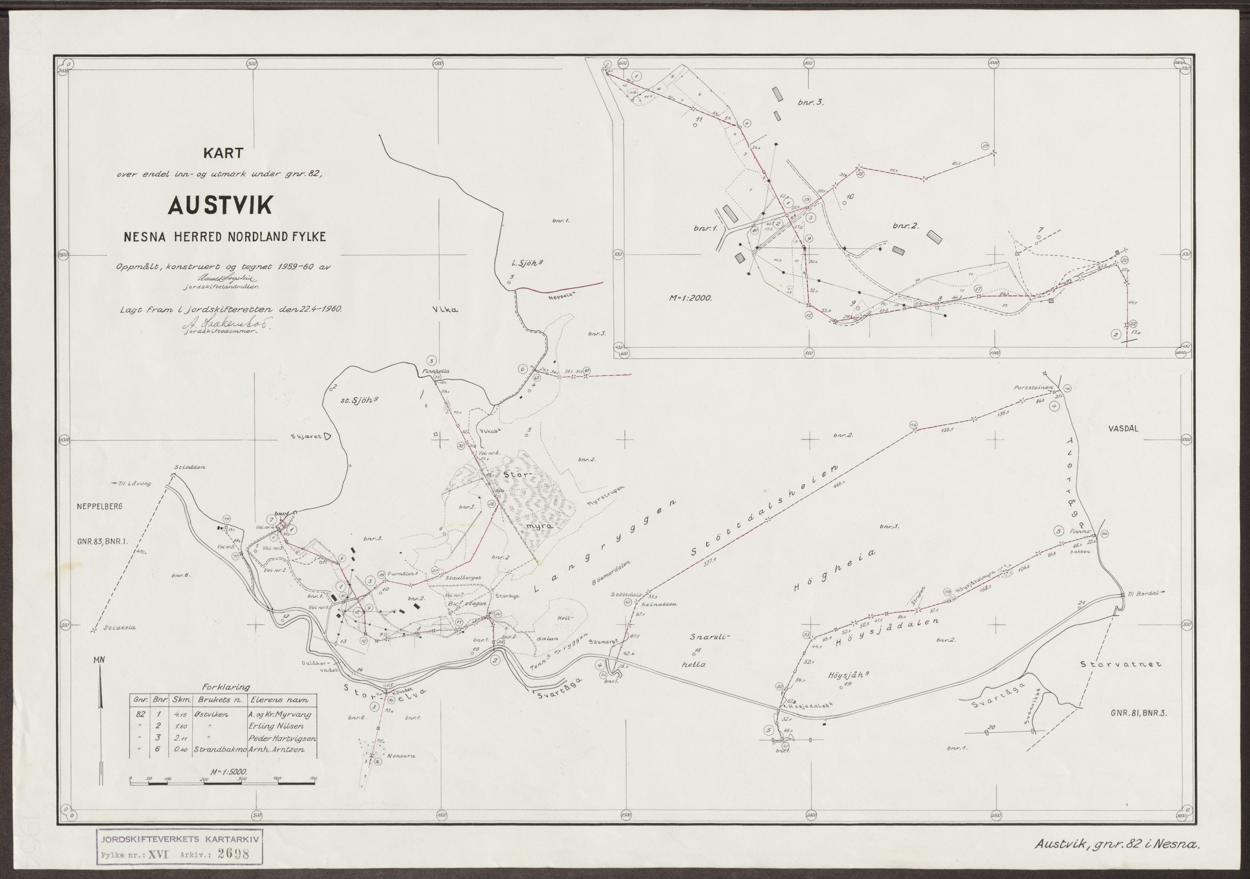 Jordskifteverkets kartarkiv, AV/RA-S-3929/T, 1859-1988, p. 3461