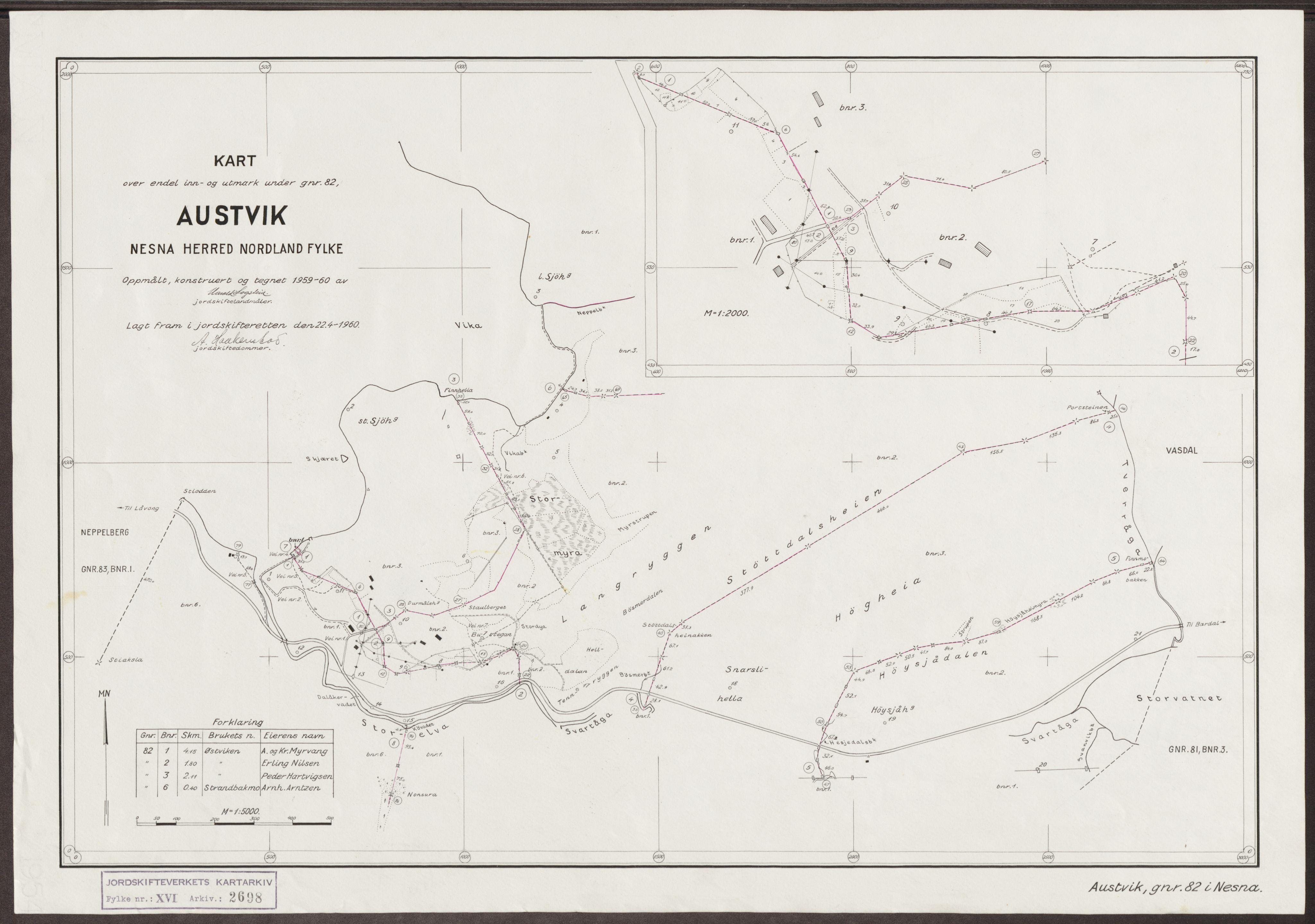 Jordskifteverkets kartarkiv, RA/S-3929/T, 1859-1988, p. 3461